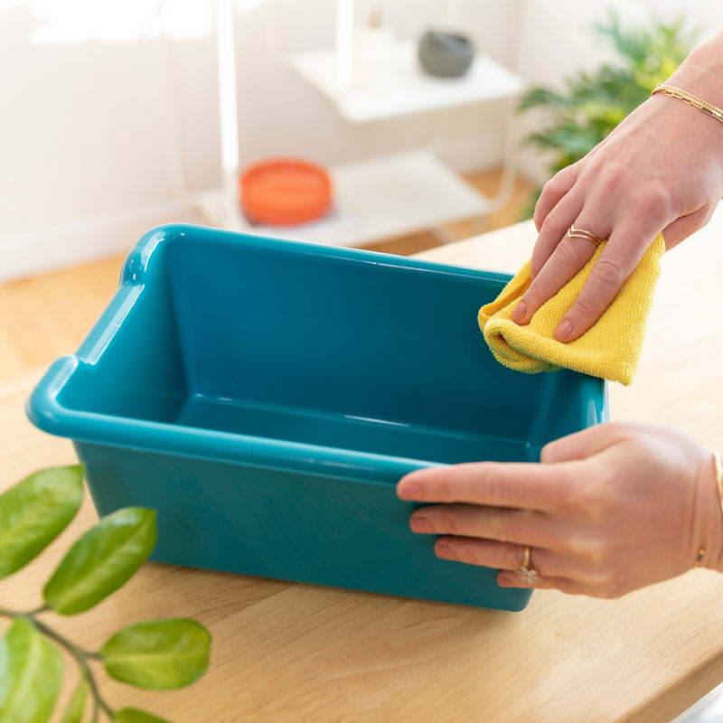 Scoop Front Storage Bins, Multipurpose Organization, 15-Pack