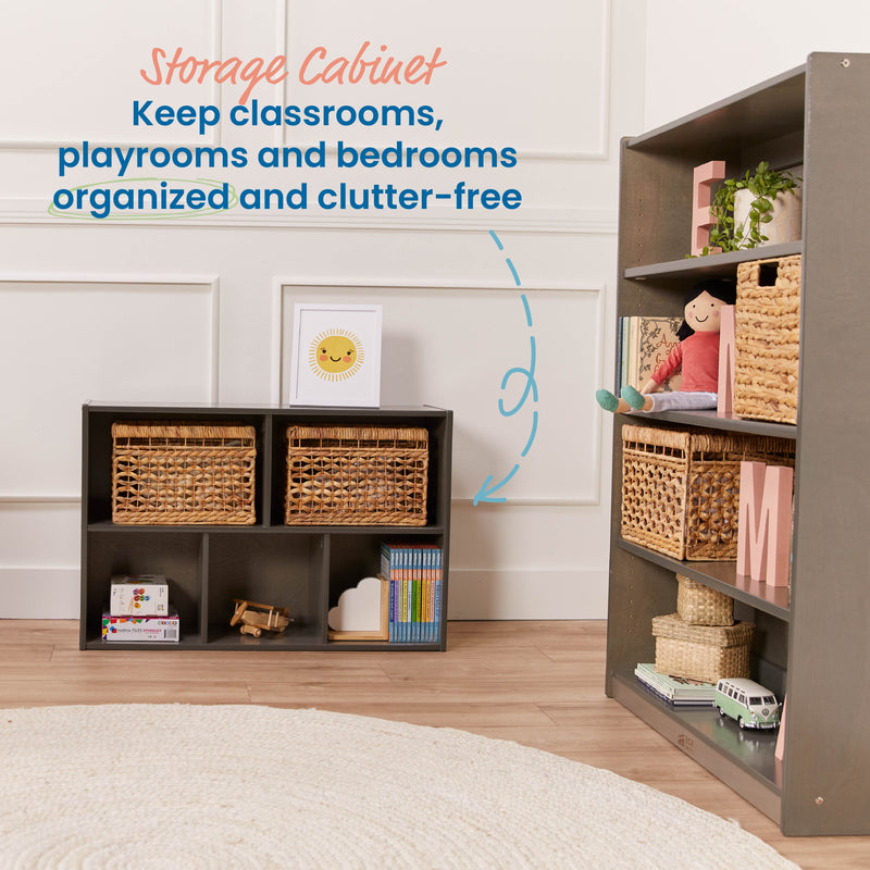 Streamline 5-Compartment Storage Cabinet, 24in High