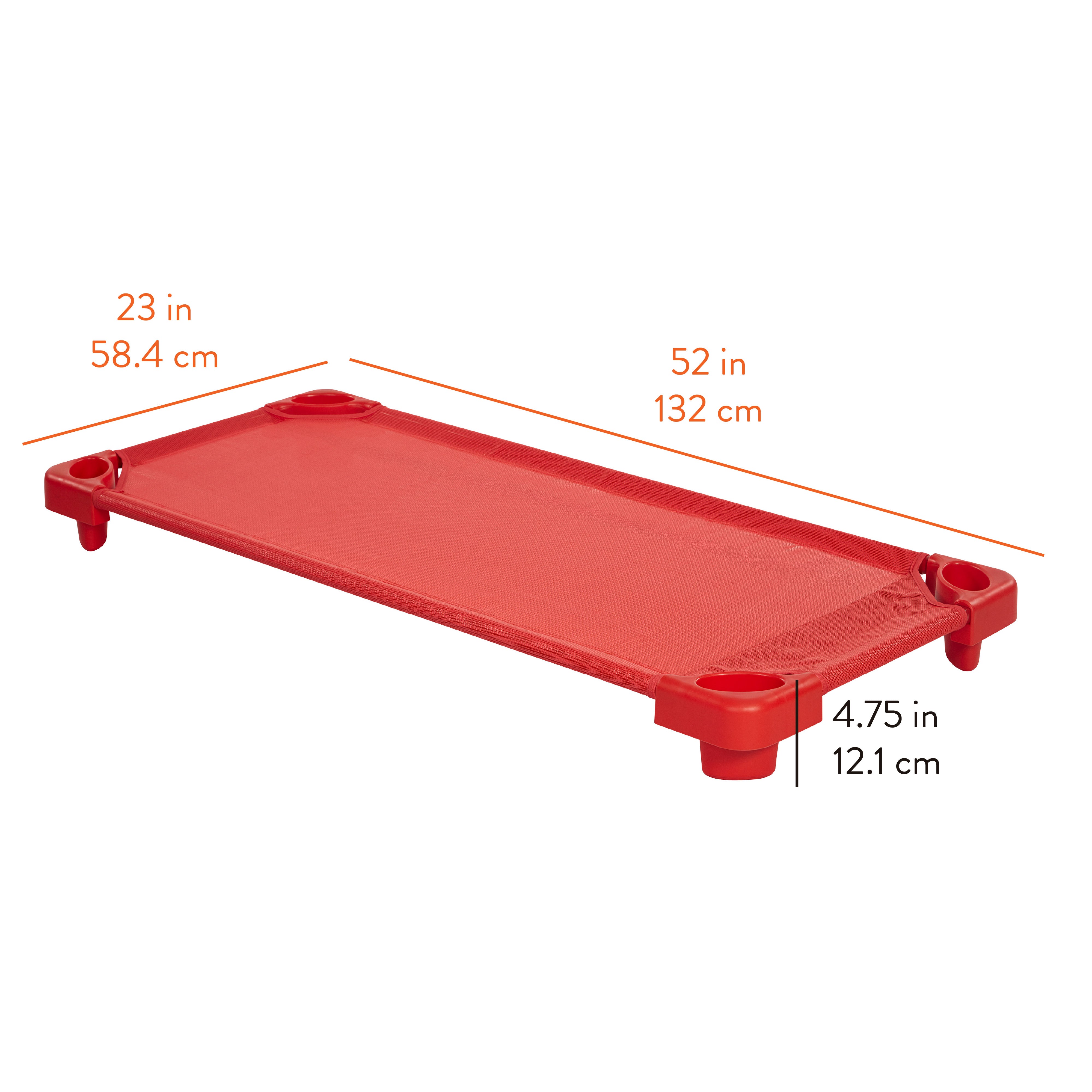 Sleepline Stackable Cots, Ready-to-Assemble, 6-Pack