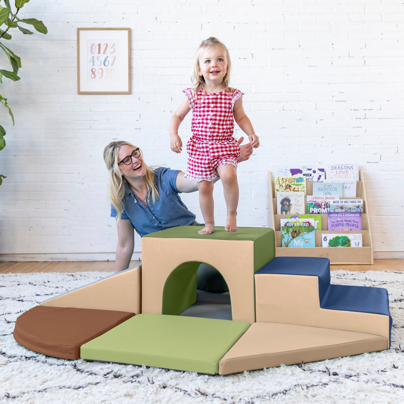 Lincoln Tunnel Climber, Toddler Playset, 9-Piece