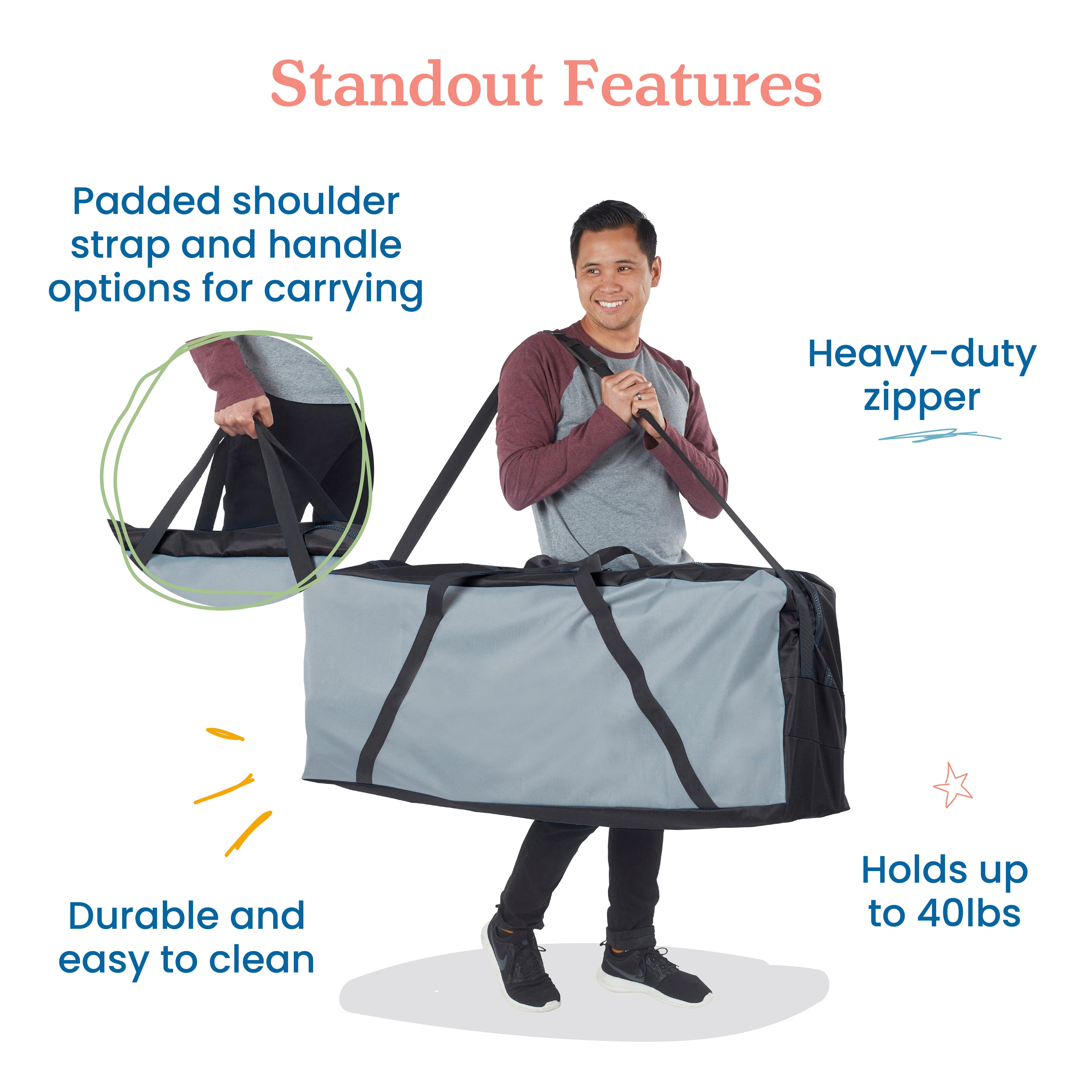 Jumbo 4-To-Score Carry Bag, Kids Games