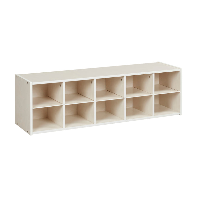 Streamline 10 Cubby Tray Storage Cabinet, 2x5, Classroom Furniture