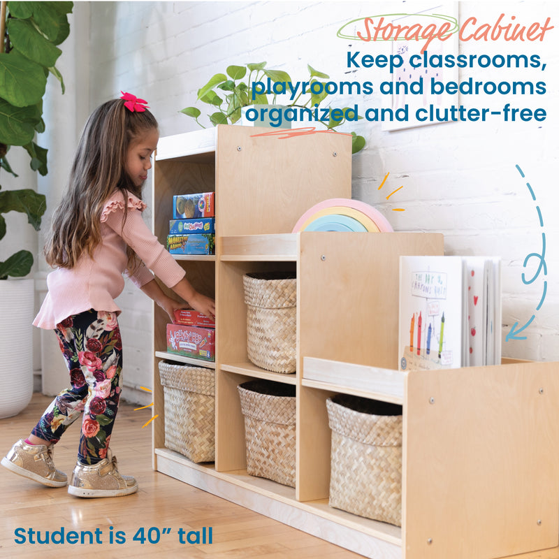 3-2-1 Cube Storage Cabinet, Kids Furniture