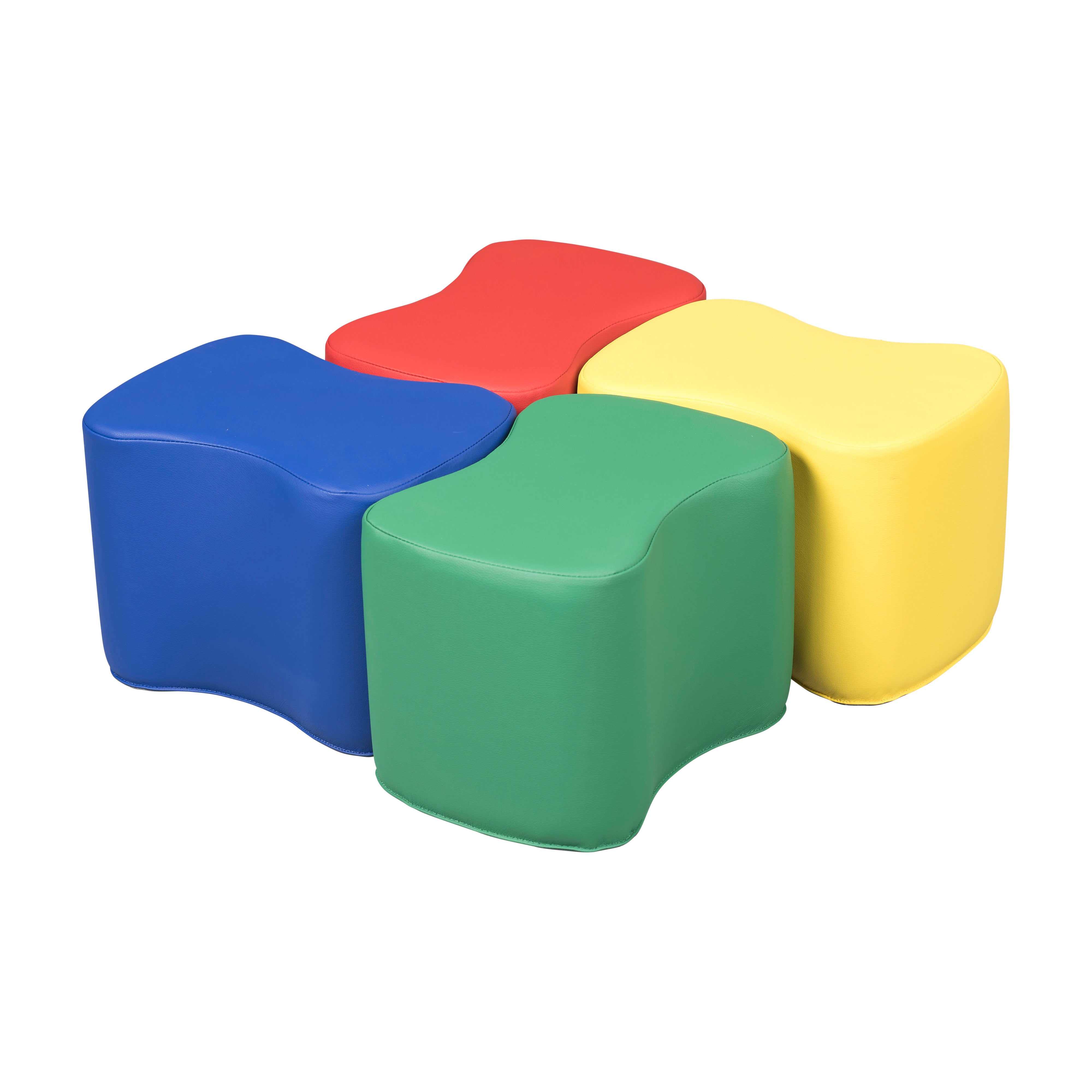 Butterfly Modular Stool Seating Set, 4-Piece