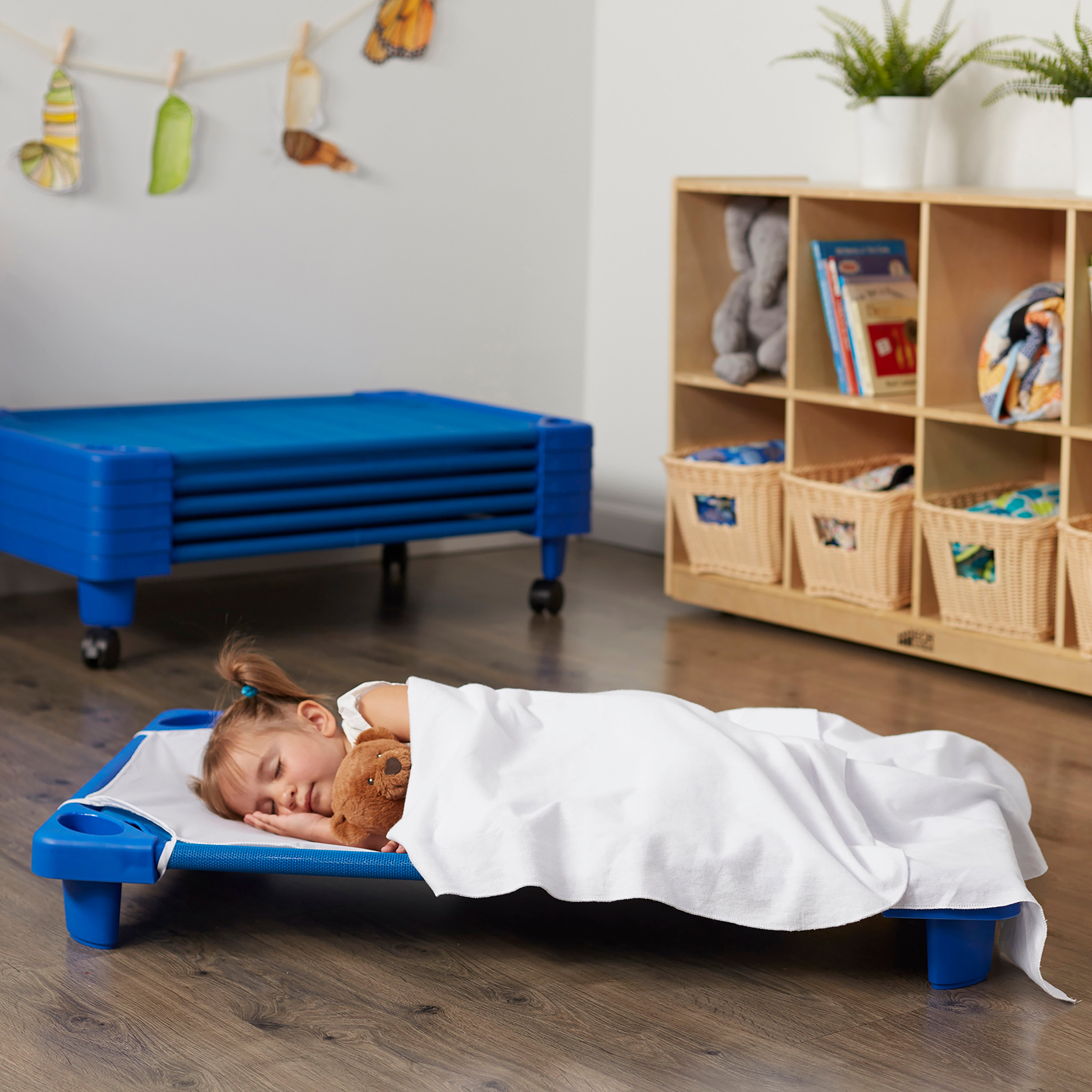 Toddler Cot Sheet with Elastic Straps