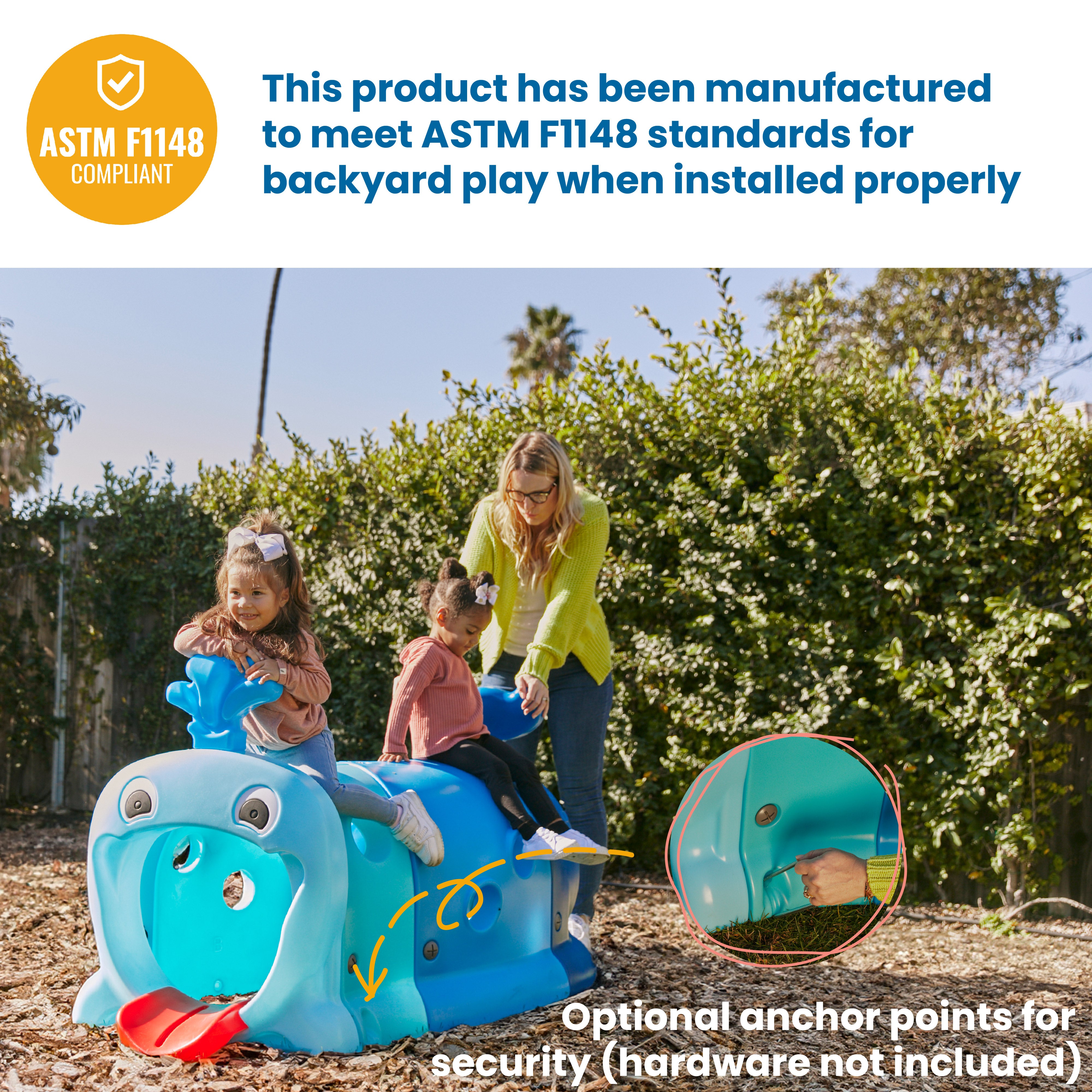 Willow Climb-N-Crawl Whale Tunnel Play Structure