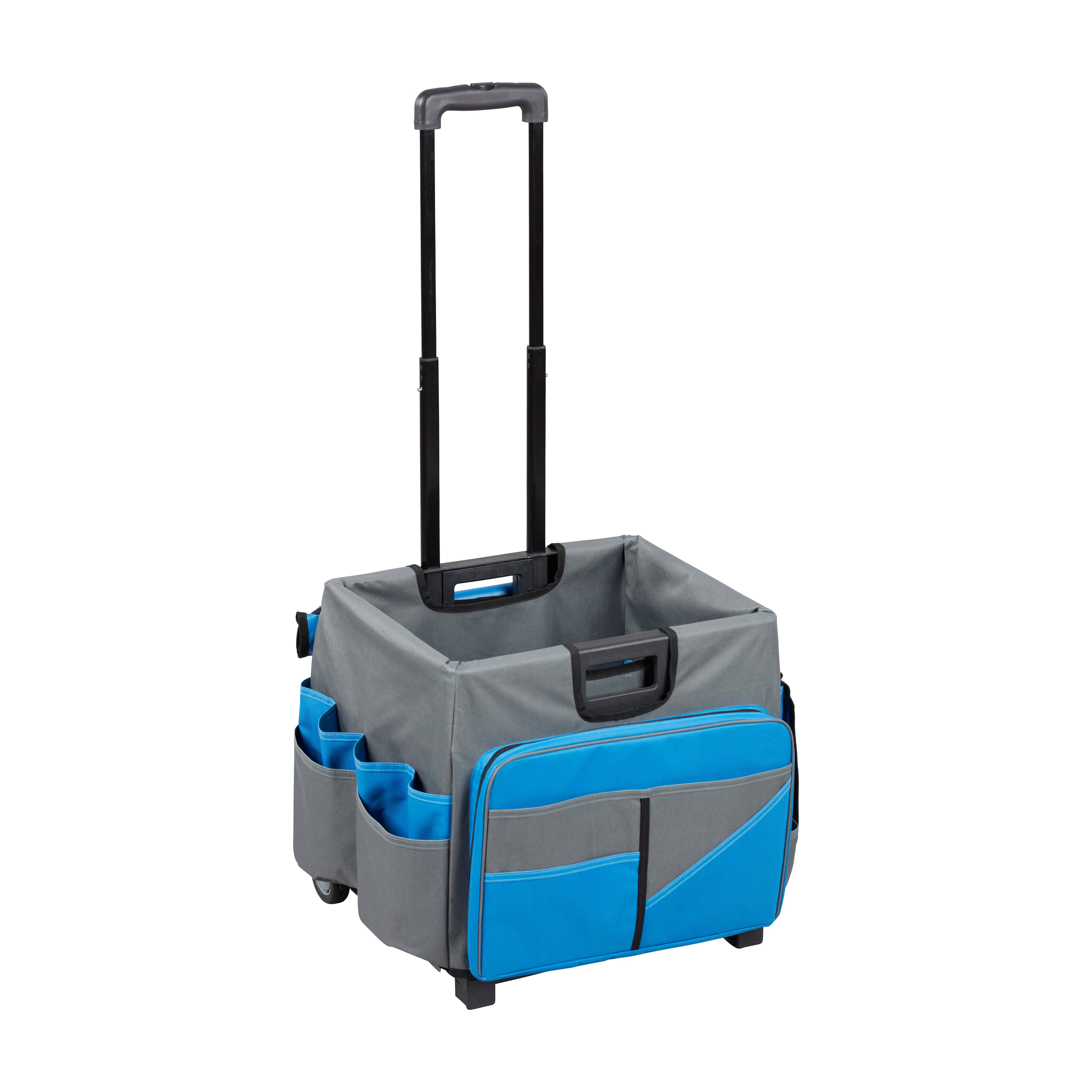 Universal Rolling Cart with Canvas Organizer Bag, Mobile Storage