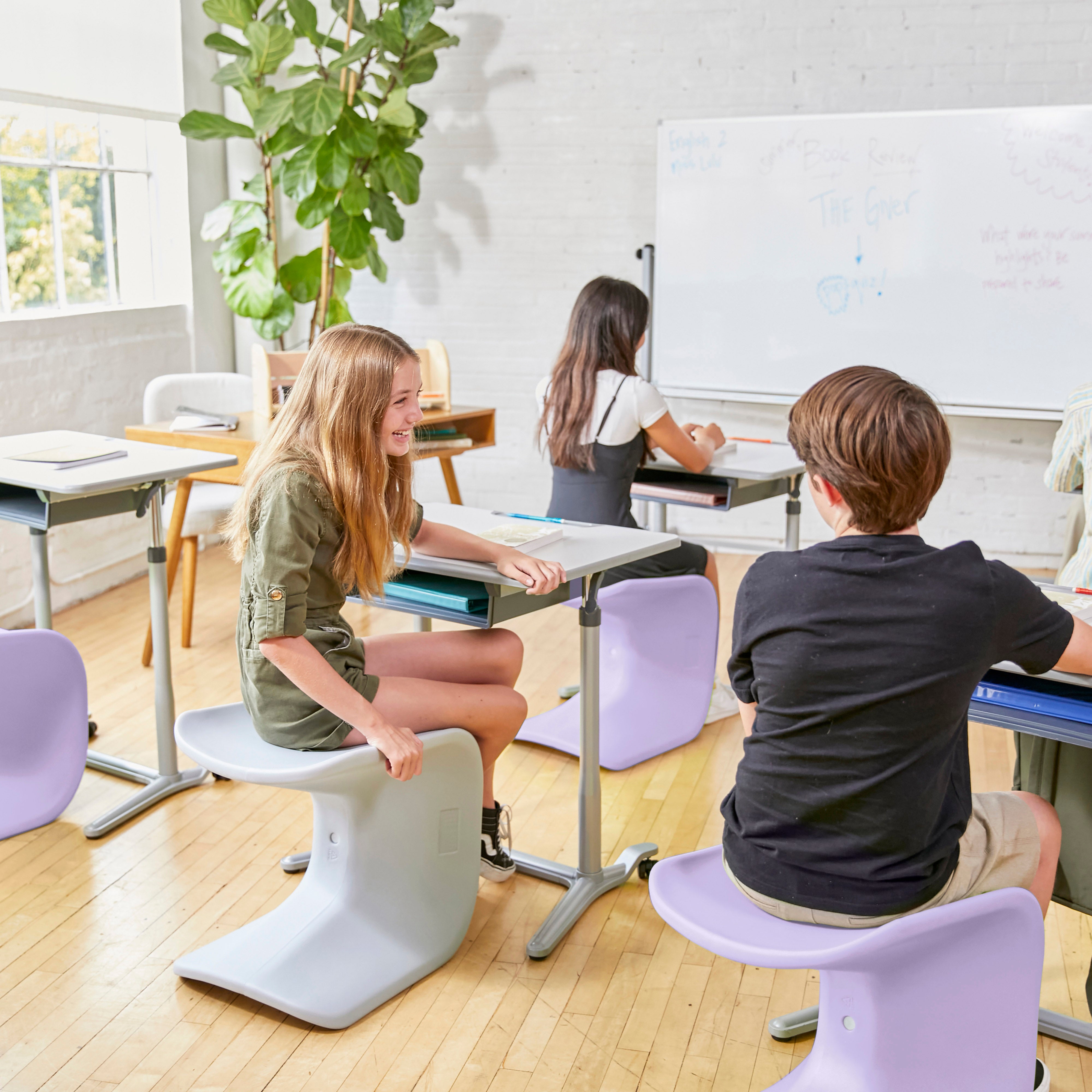 Wave Seat, 18in - 19.6in Seat Height, 2-Pack