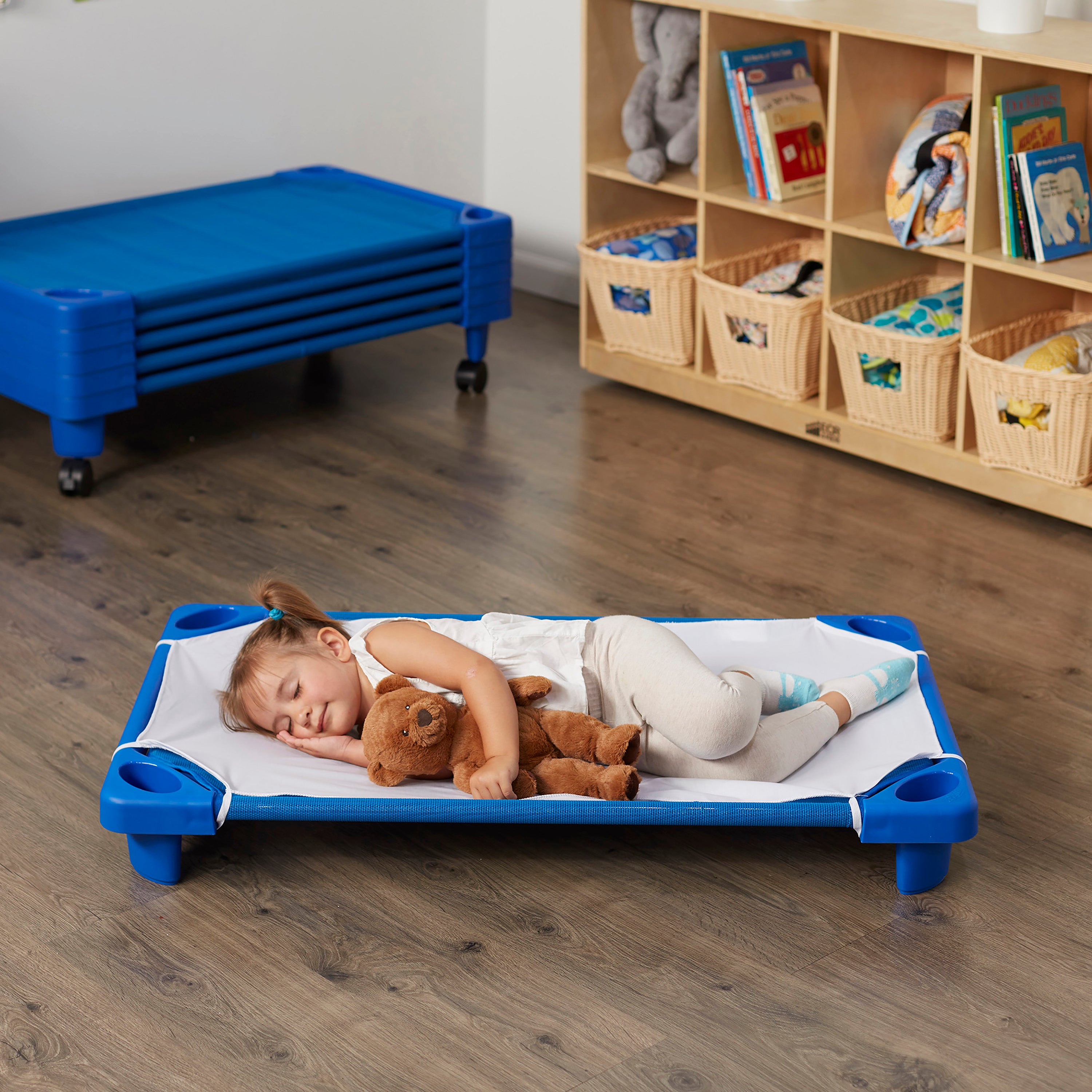 Toddler Cot Sheet with Elastic Straps