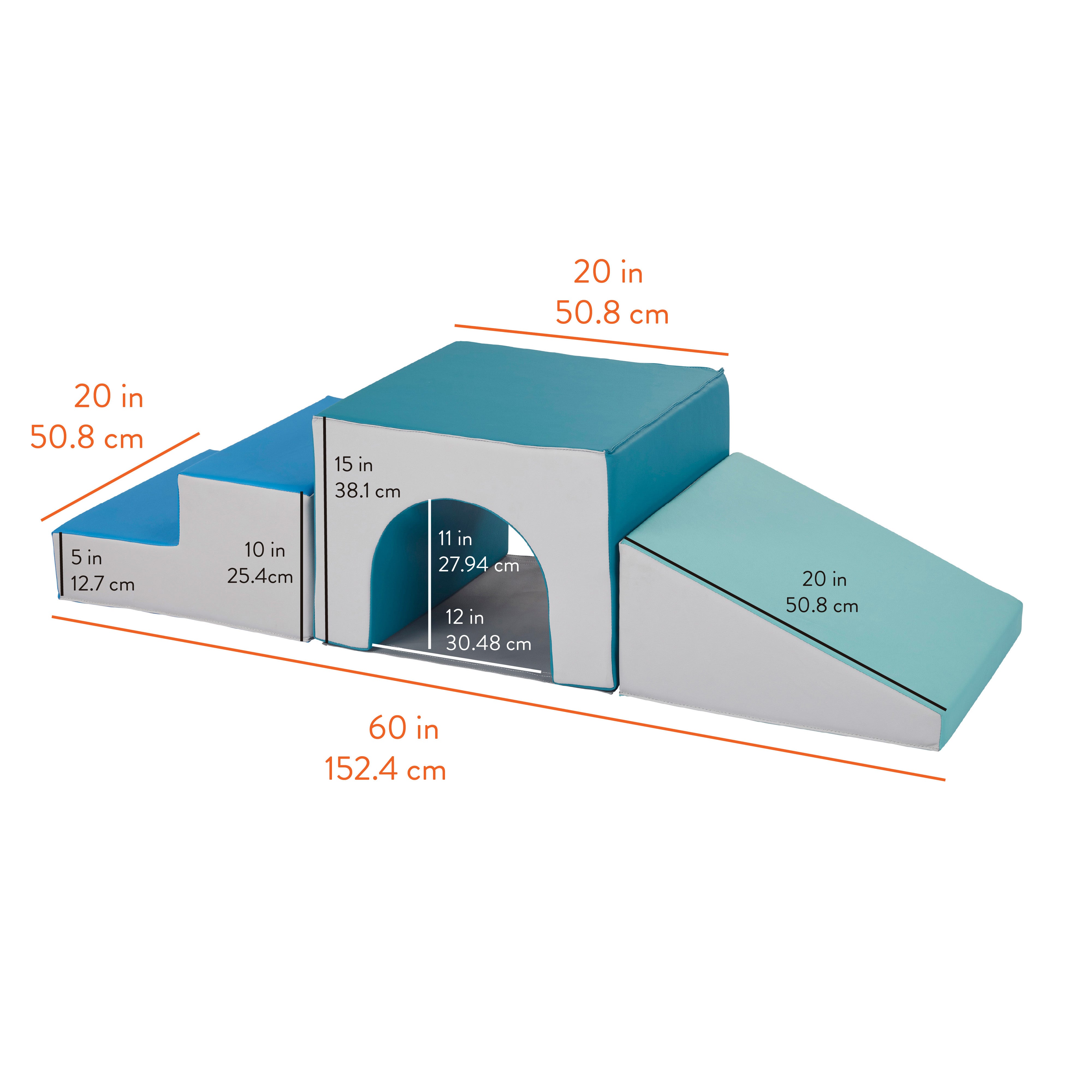 Step 'n' Slide Tunnel Climber, 3-Piece