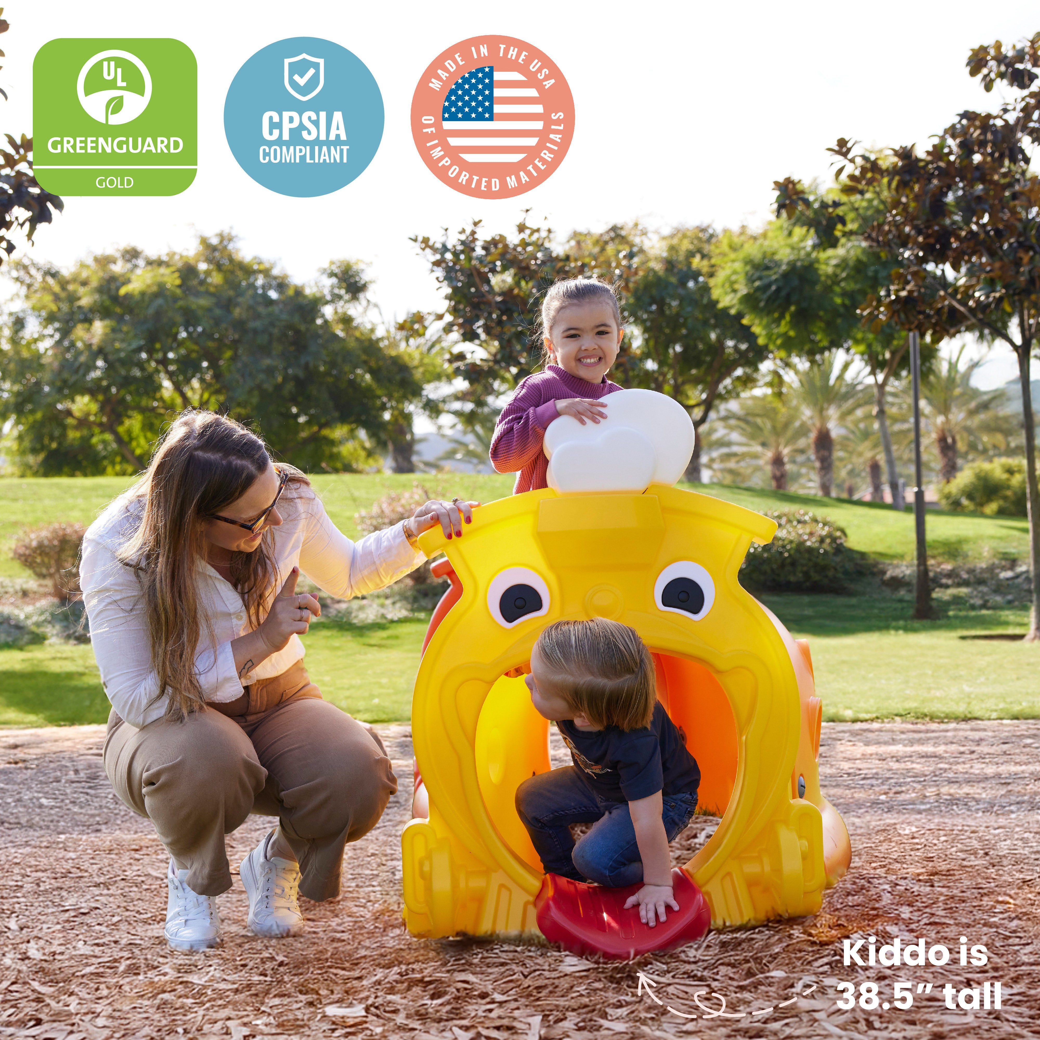 Toby Climb-N-Crawl Train Tunnel Play Structure