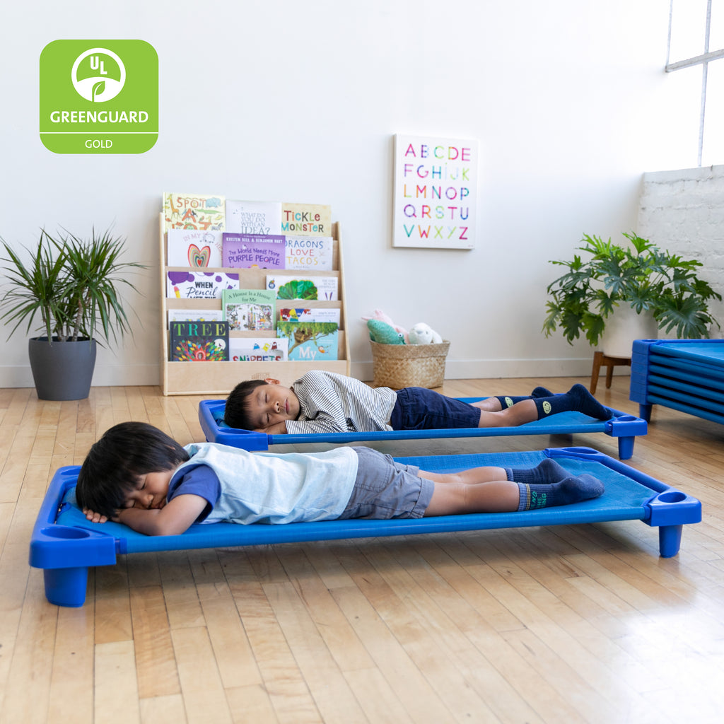 Streamline Children's Naptime Cot, Standard Size, Ready-to-Assemble, 6-Pack
