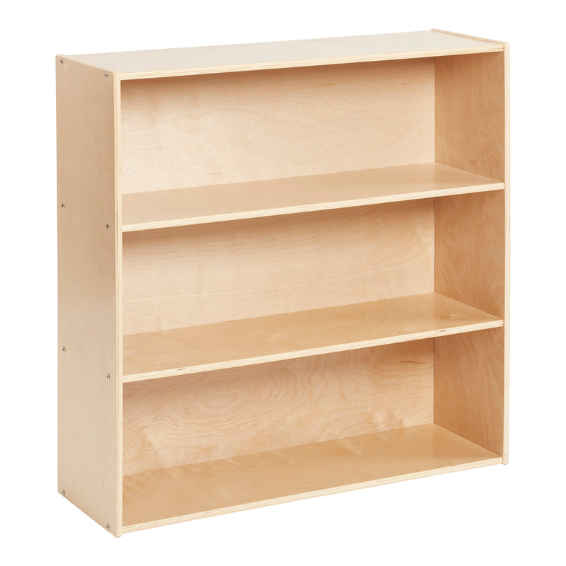Streamline 2-Shelf Storage Cabinet with Back, 36in High