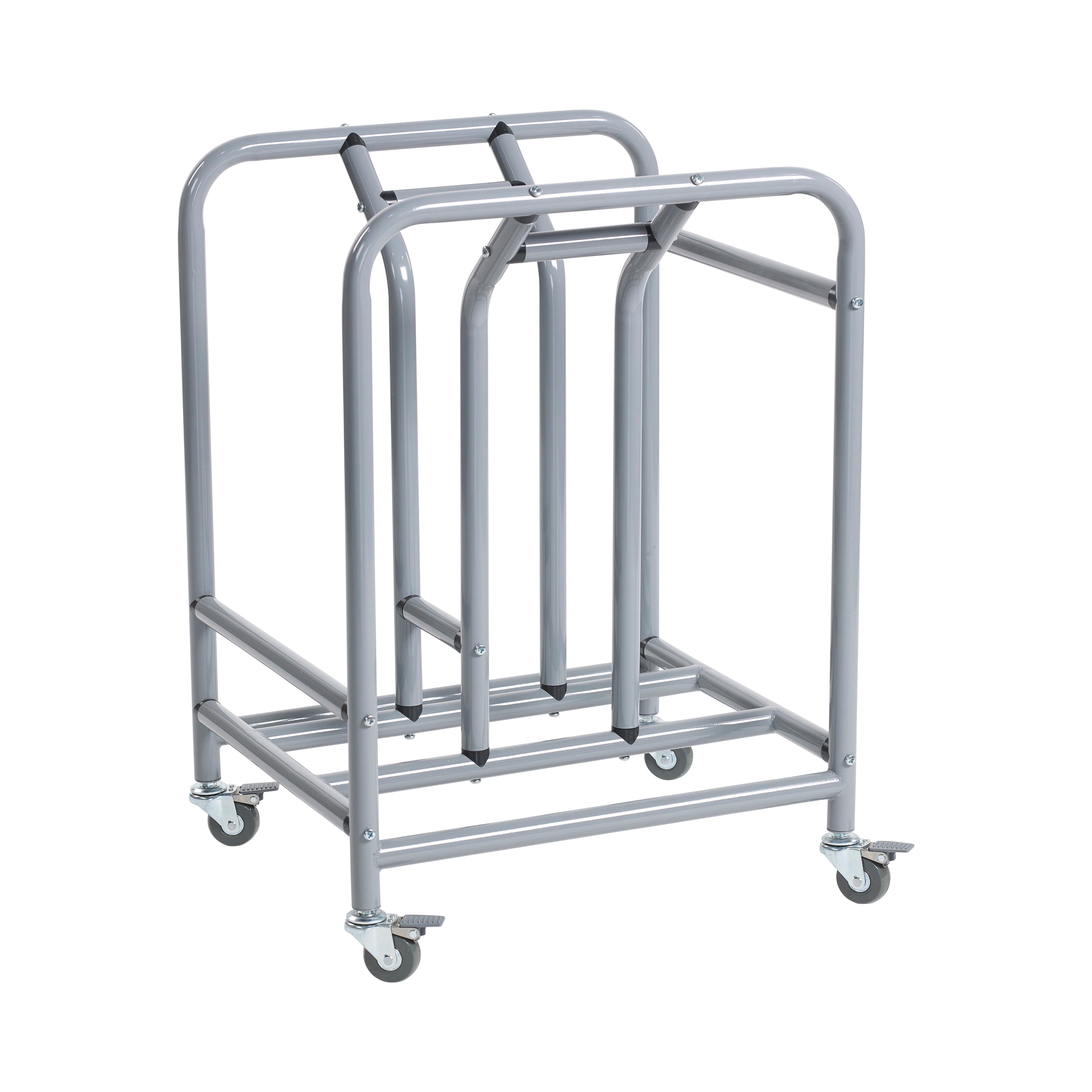 The Surf Storage Rack, Stores 10 Portable Lap Desks, Cart with Rolling and Locking Casters