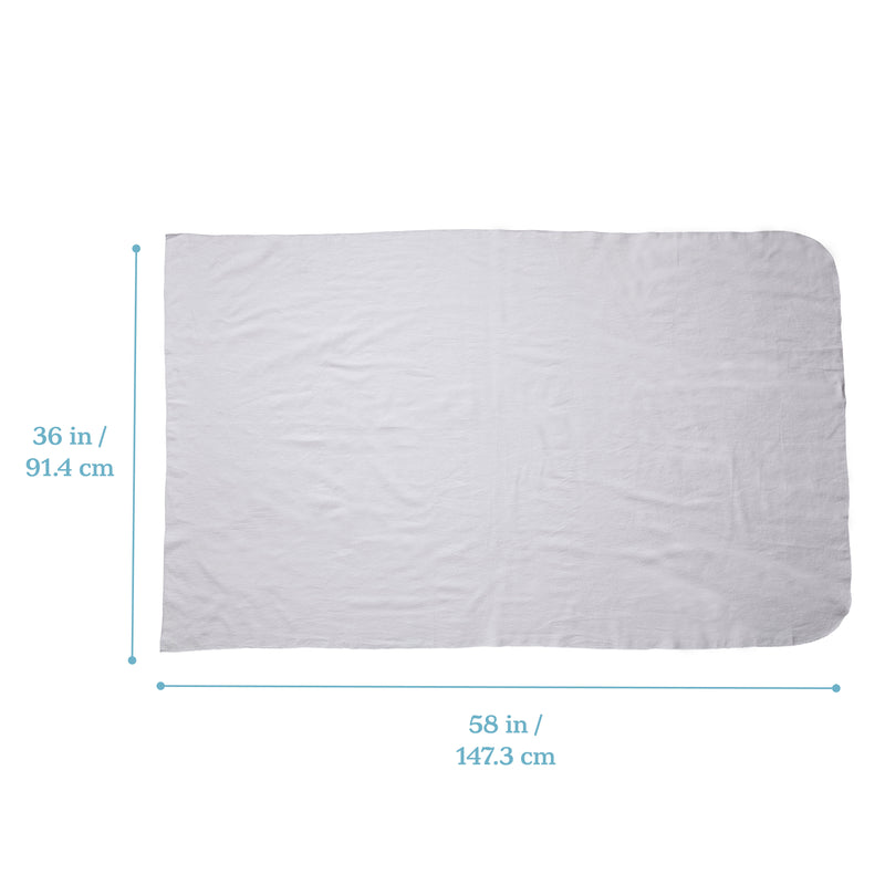 Rest Time Blanket, Cot or Rest Mat Blanket, 12-Pack - White