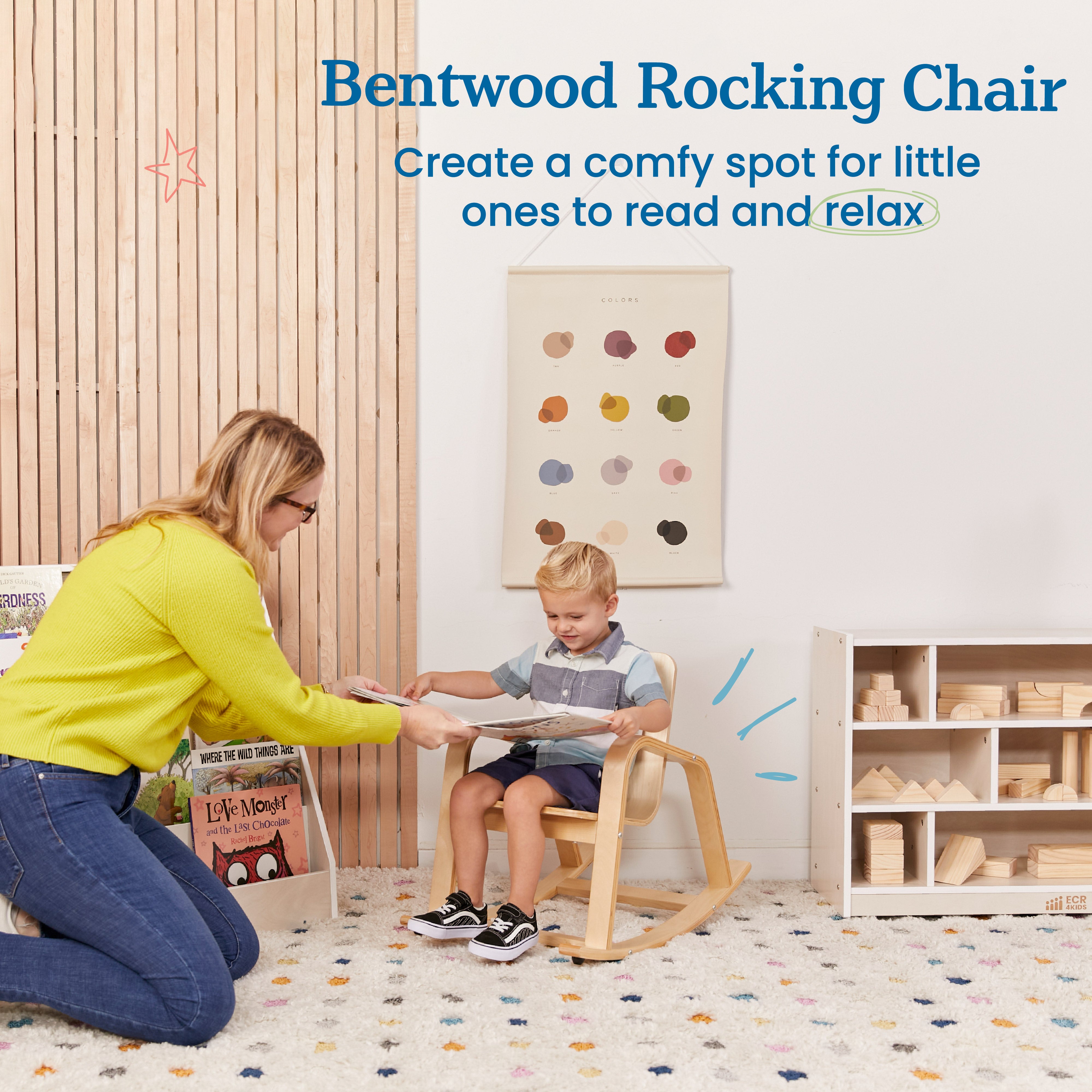 Bentwood Rocking Chair, Kids Furniture