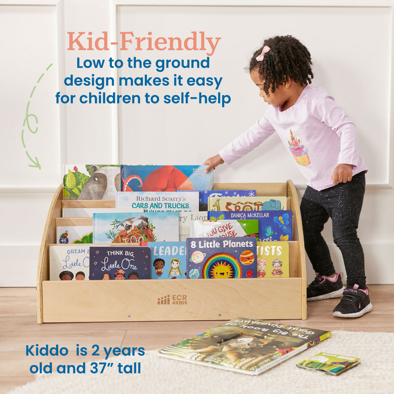 Toddler Book Display, Beginner Bookshelf