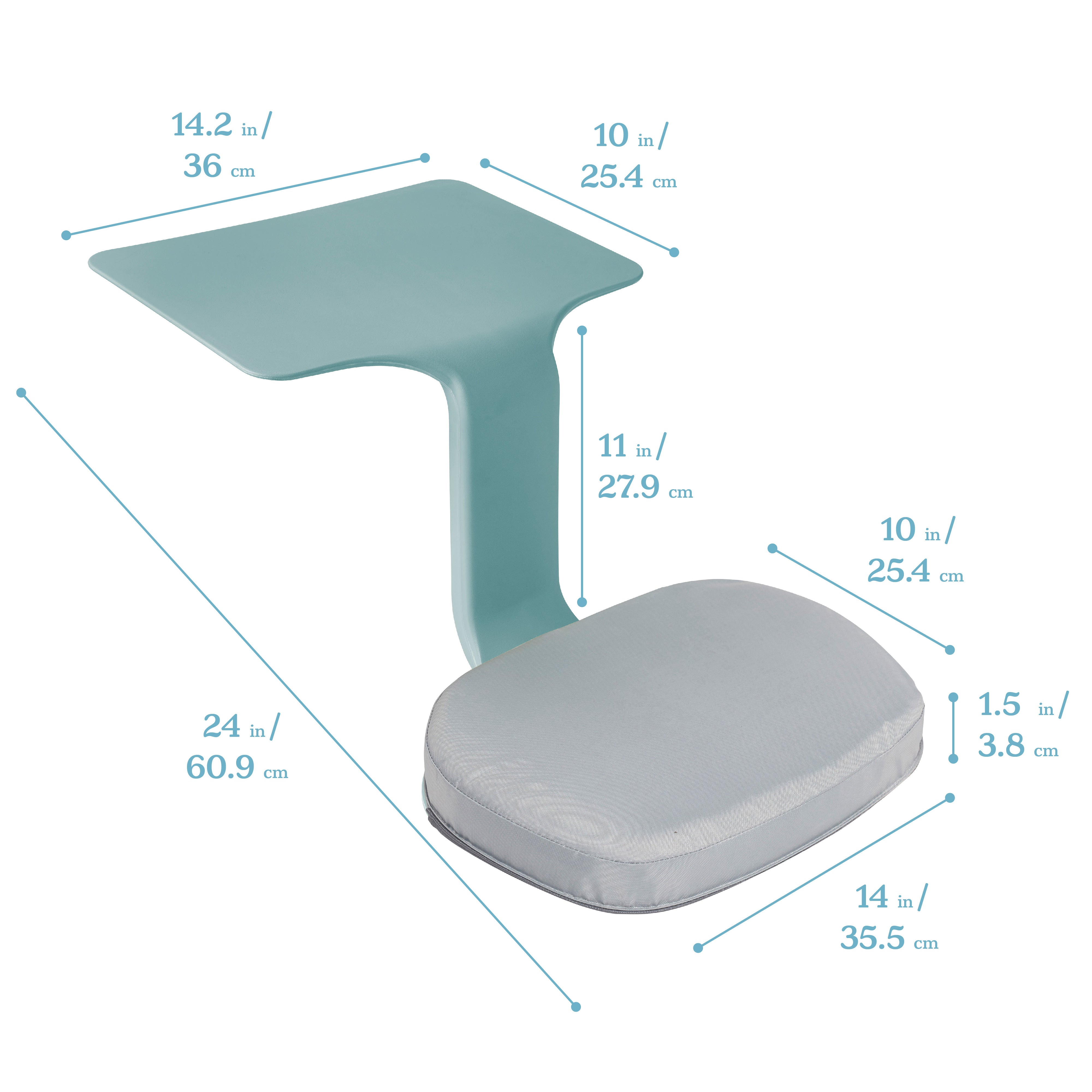 The Surf Portable Lap Desk with Cushion