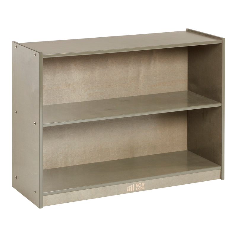 2-Shelf Mobile Storage Cabinet with Back