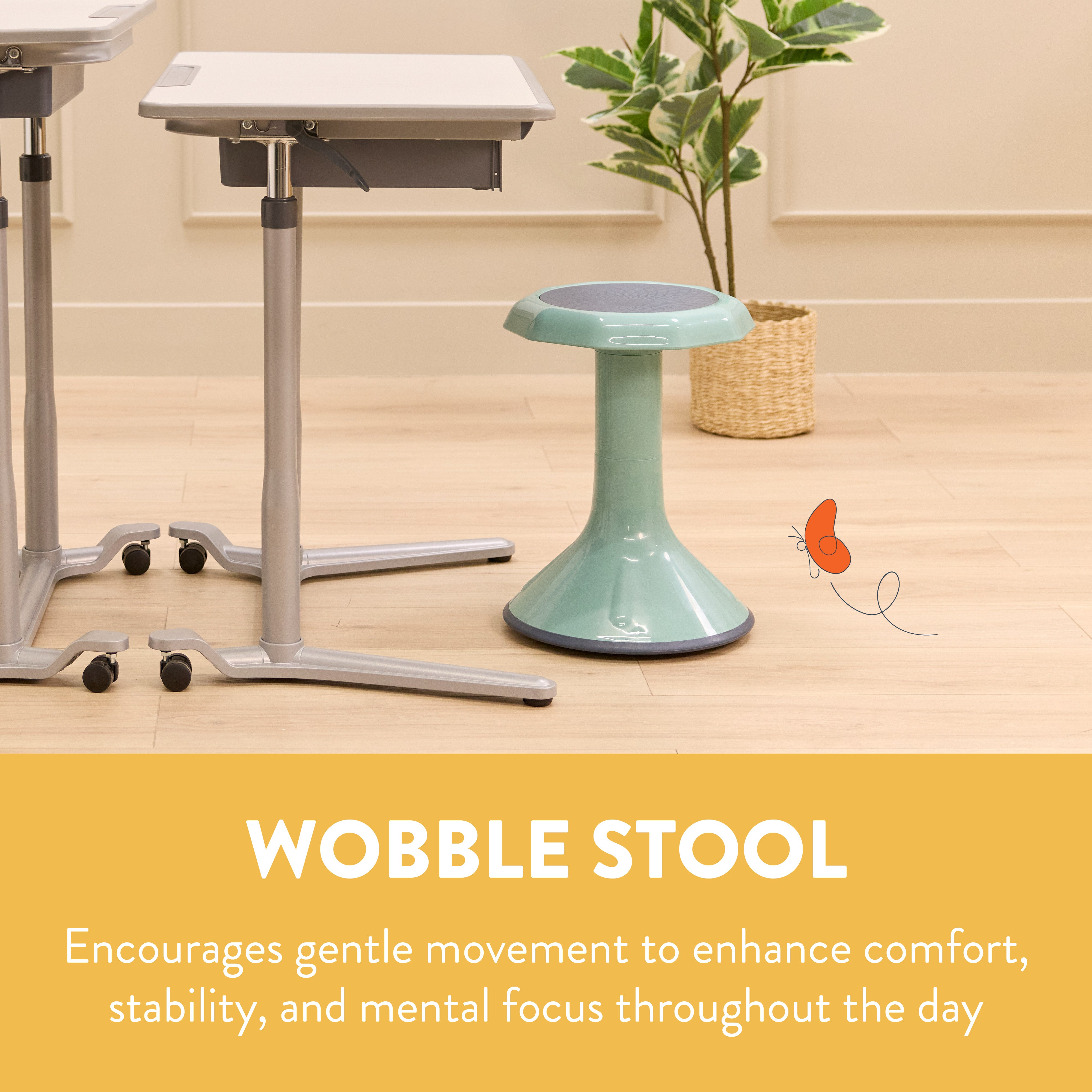 Wobble Sensory Stool, 18in Seat Height