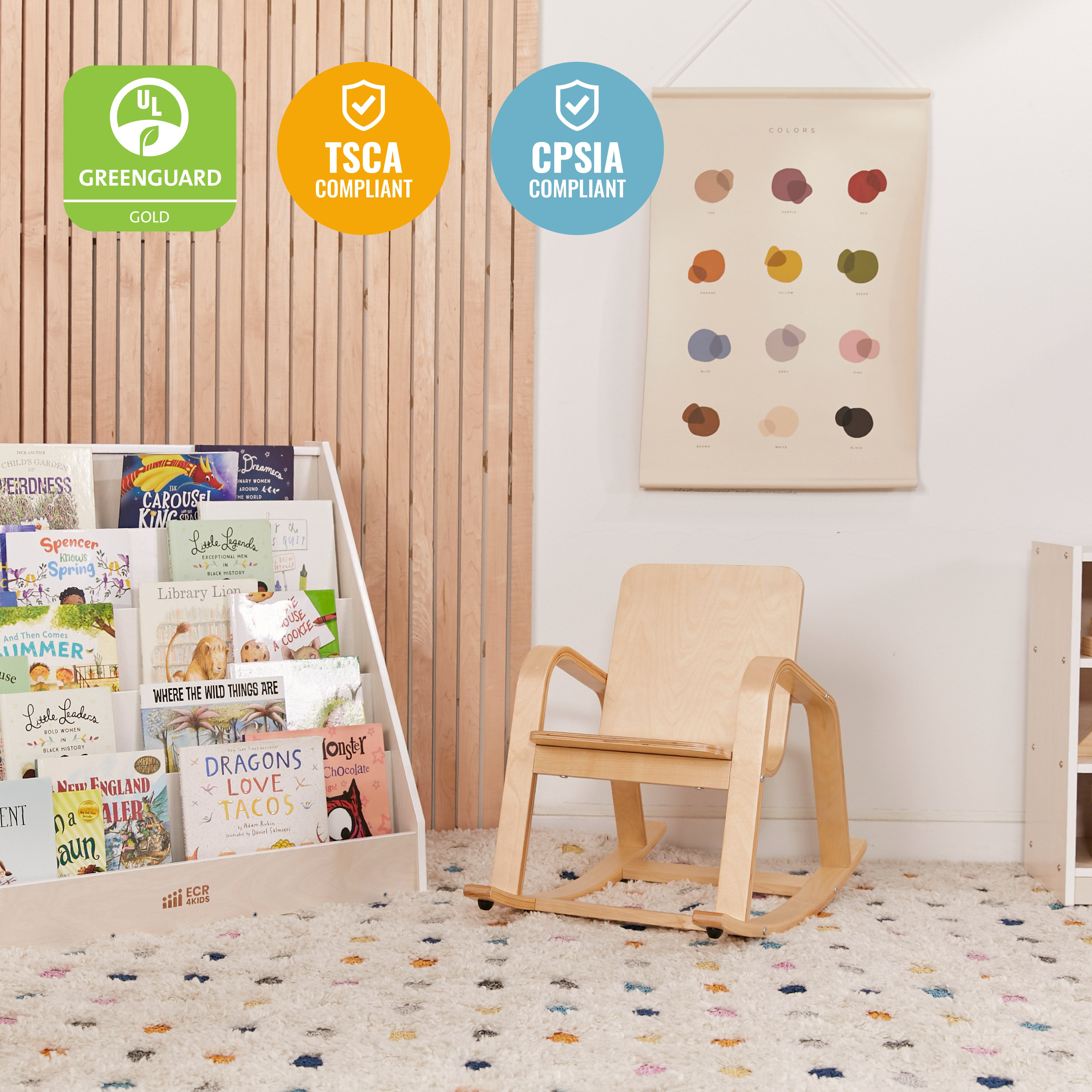 Bentwood Rocking Chair, Kids Furniture