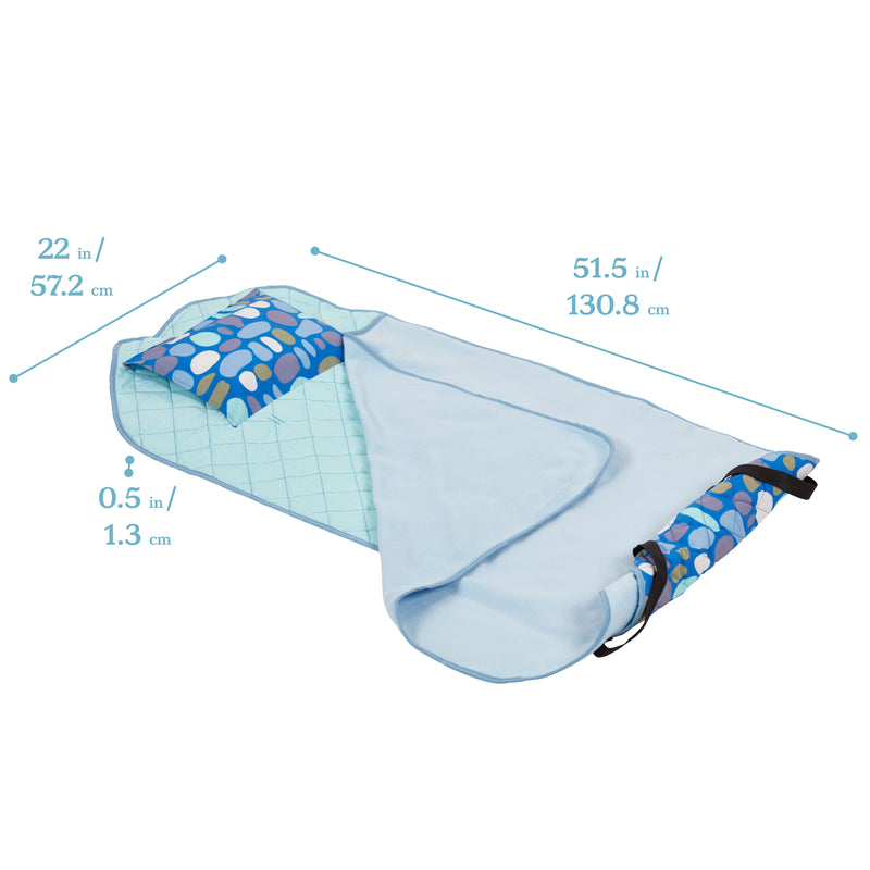Toddler Nap Mat Companion - Portable All-in-One Preschool/Daycare Nap Bundle