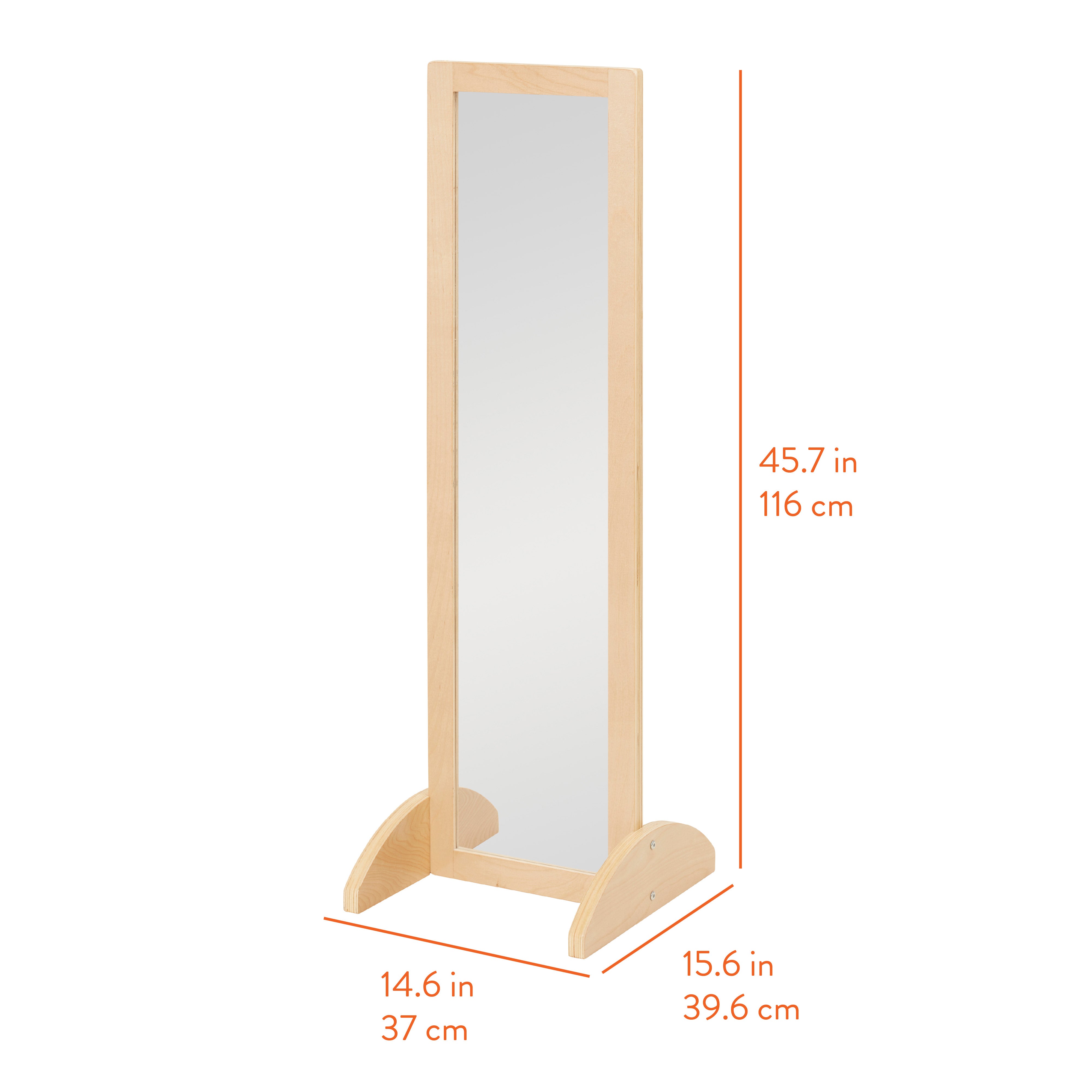 Single-Sided Bi-Directional Baby Mirror