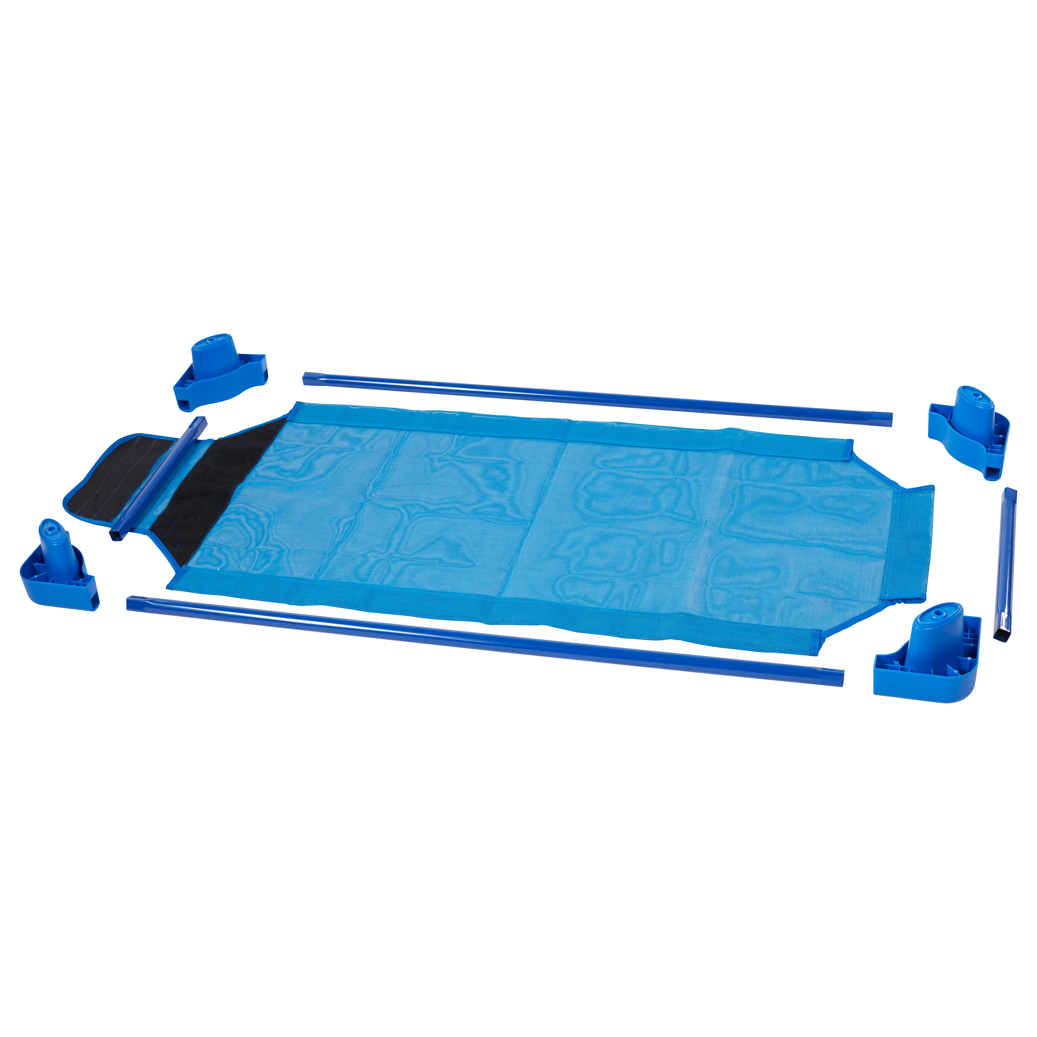Stackable Kiddie Cot, Toddler Size, Ready-to-Assemble - Blue