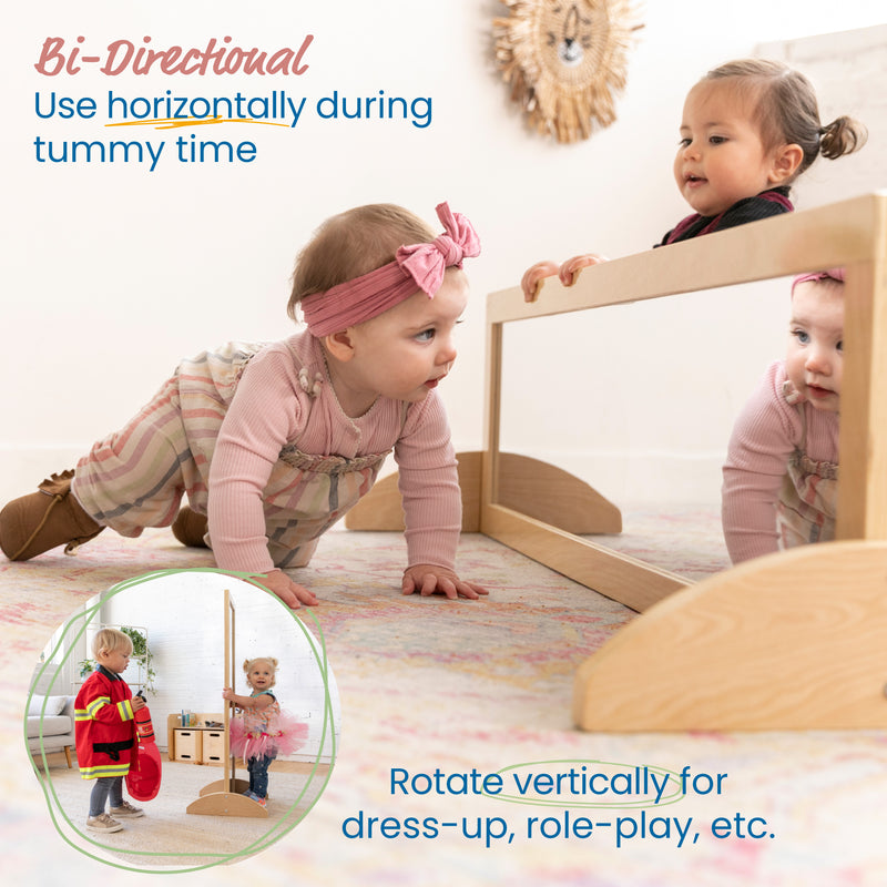 Double-Sided Bi-Directional Mirror, 46in, Kids Furniture