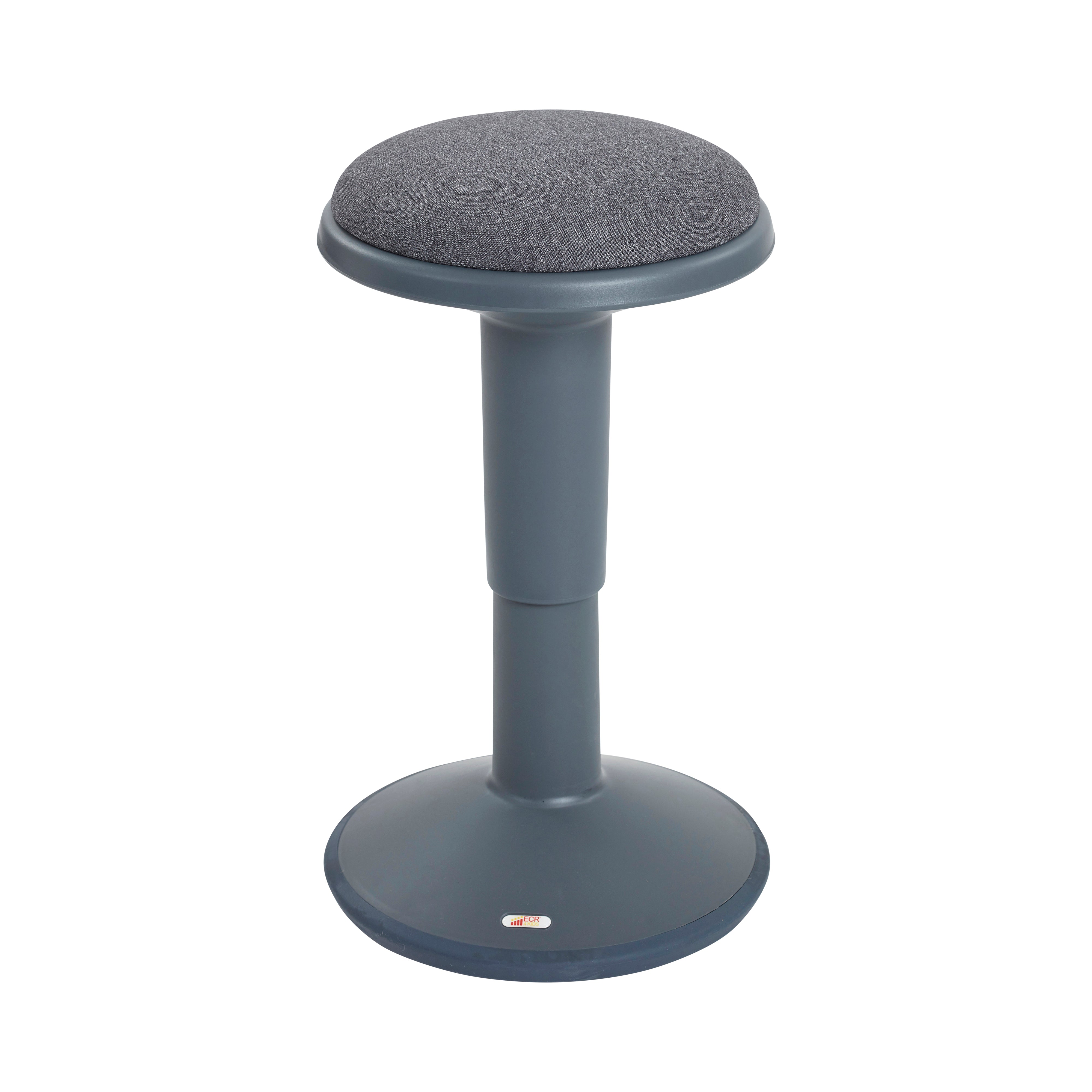 Sitwell Wobble Stool with Cushion, Adjustable Height