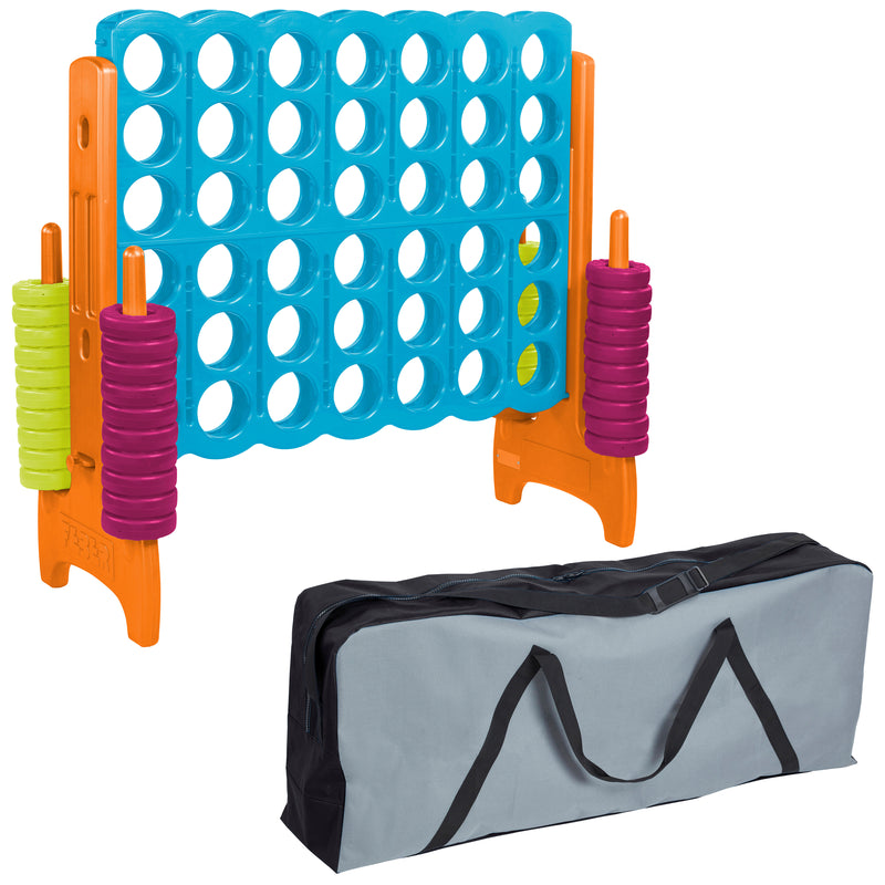 Jumbo 4-To-Score Giant Lawn Game Set with Carry Bag