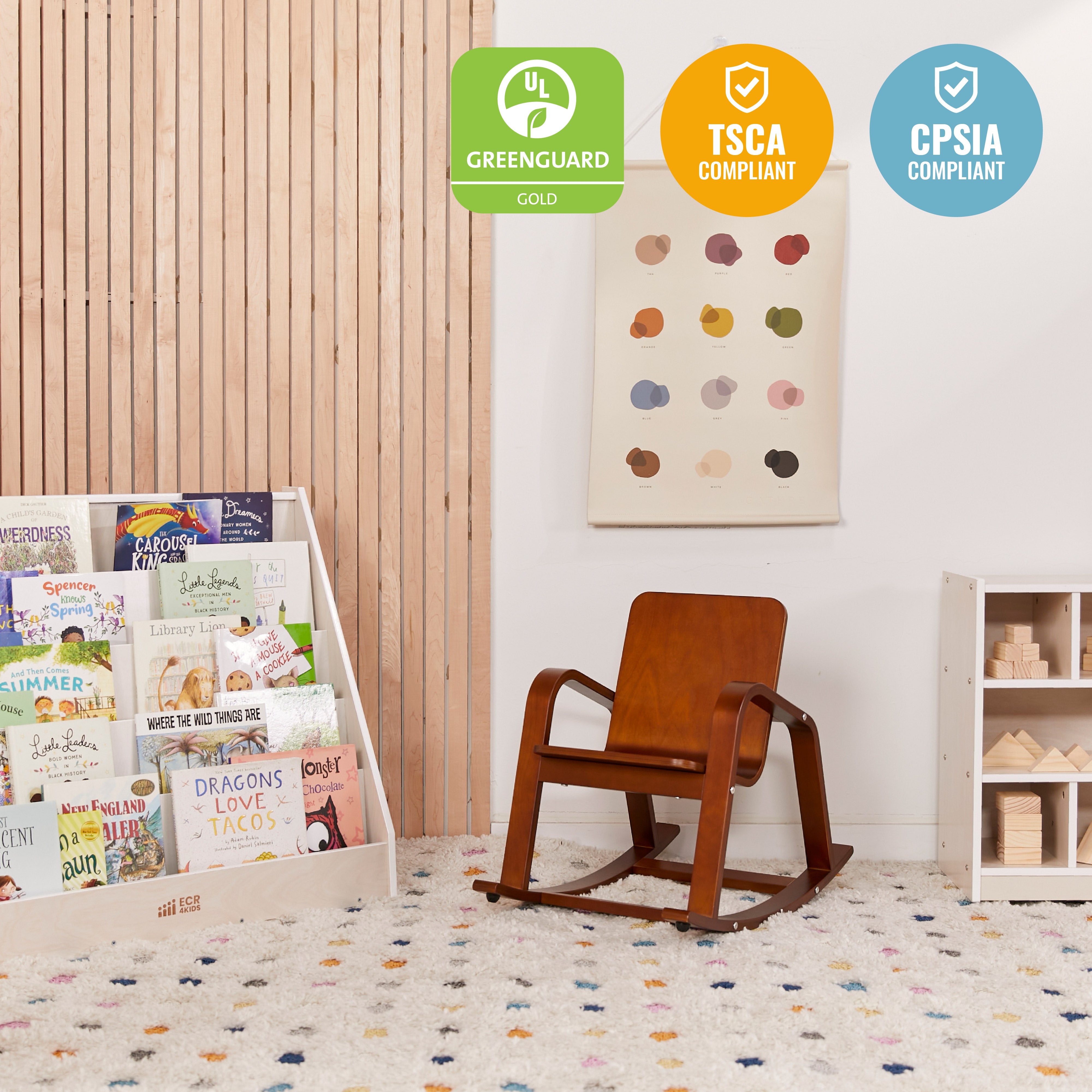Bentwood Rocking Chair, Kids Furniture
