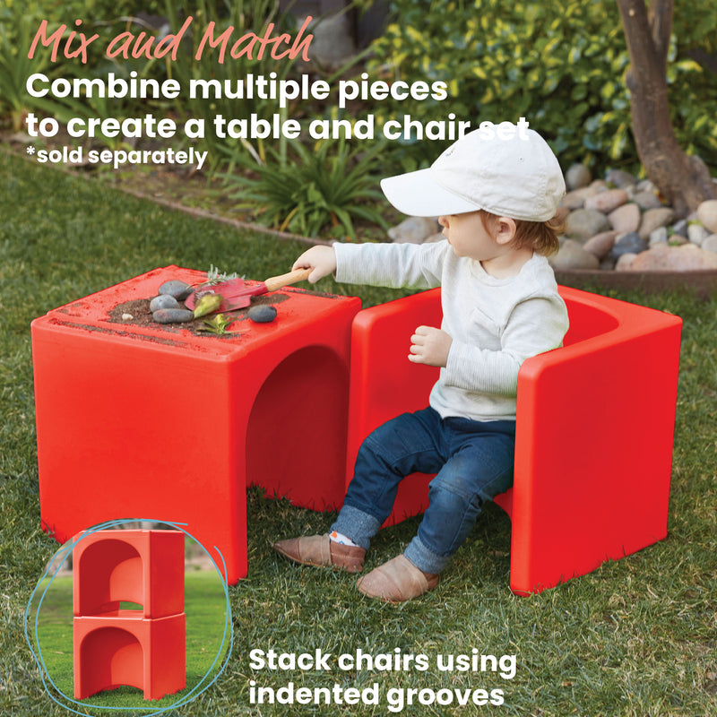 Tri-Me 3-In-1 Cube Chair, Kids Furniture