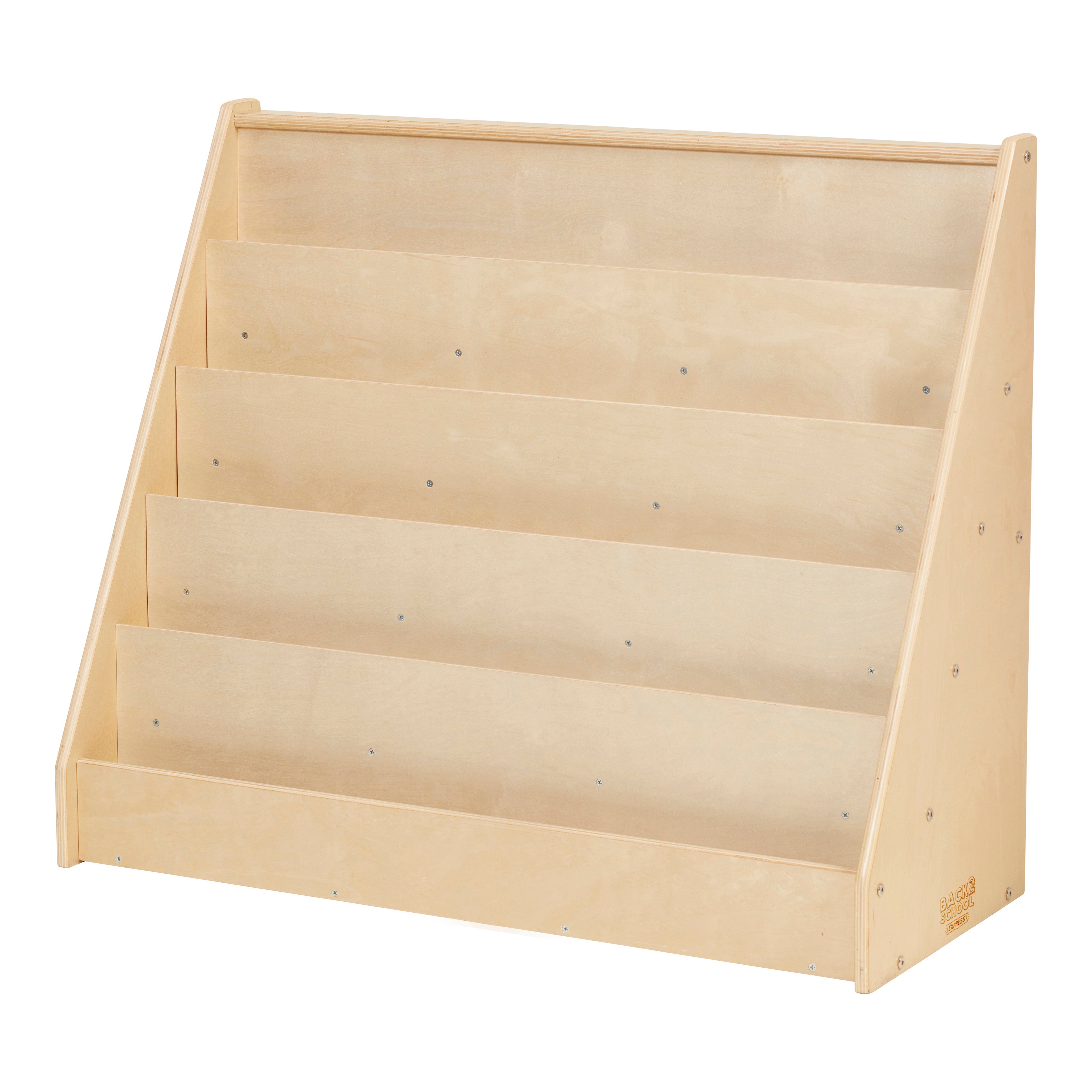 5-Tier Forward-Facing Kids Book Shelf