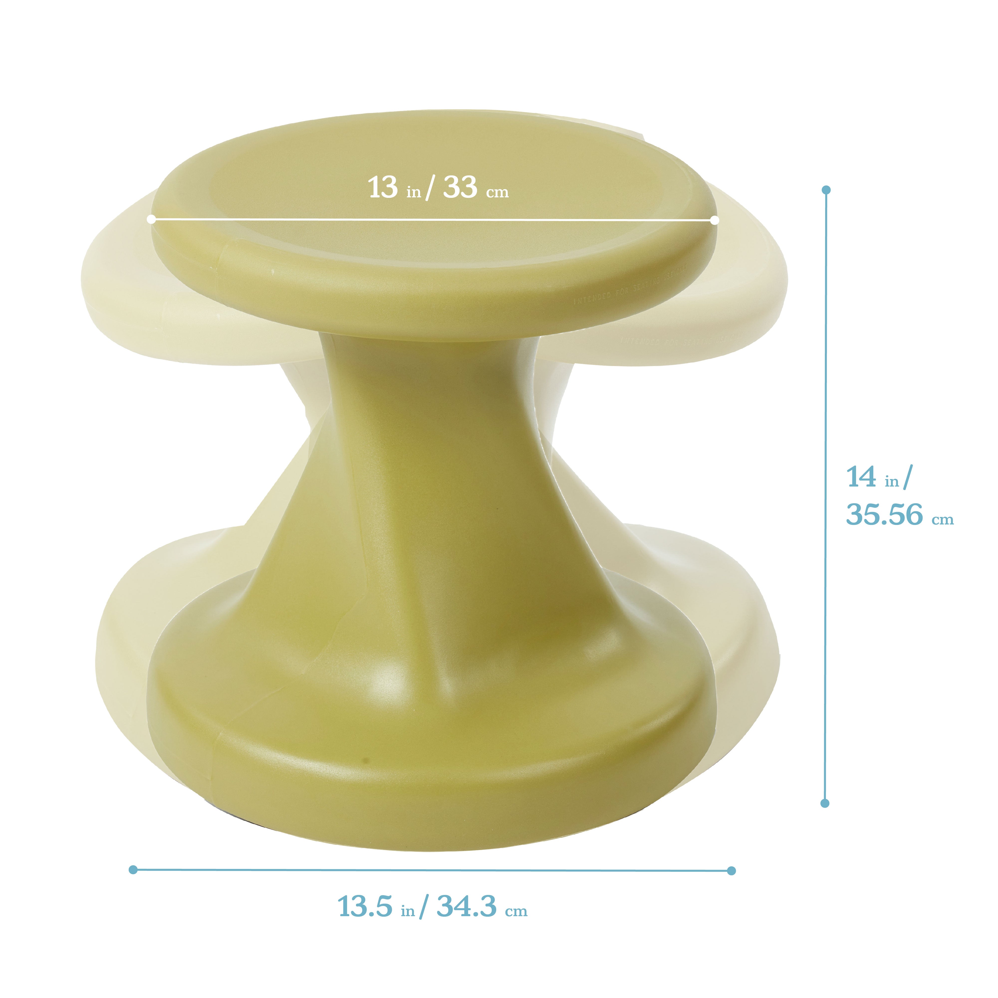 Twist Wobble Stool, 14in Seat Height