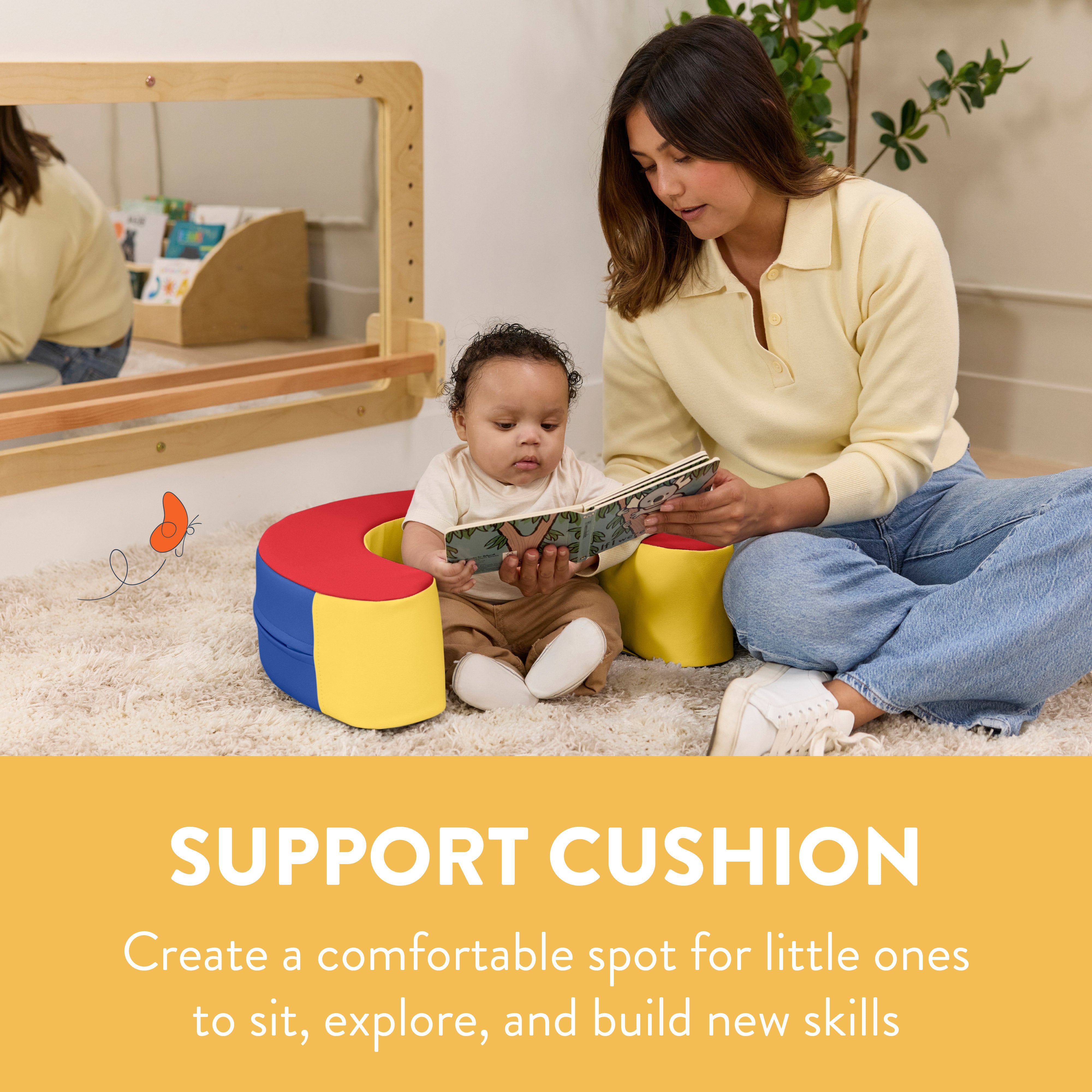 Sit 'n' Support Ring-Shaped Floor Cushion