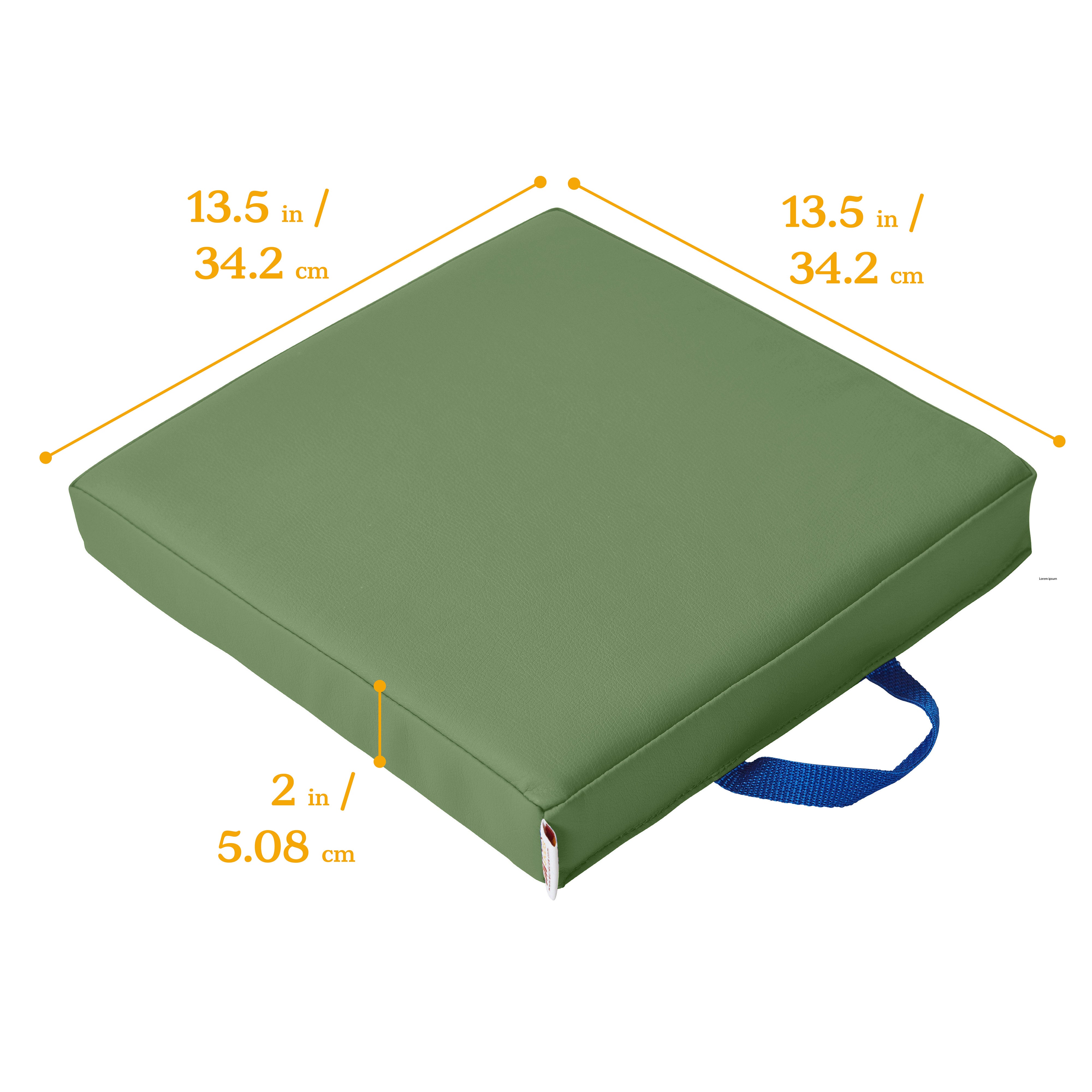Square Floor Cushions with Handles, Classroom Flexible Seating, 6-Piece