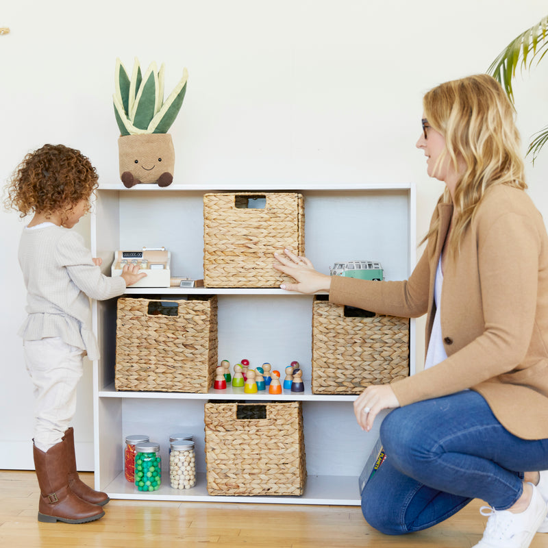 Streamline 2-Shelf Storage Cabinet with Back, 36in High
