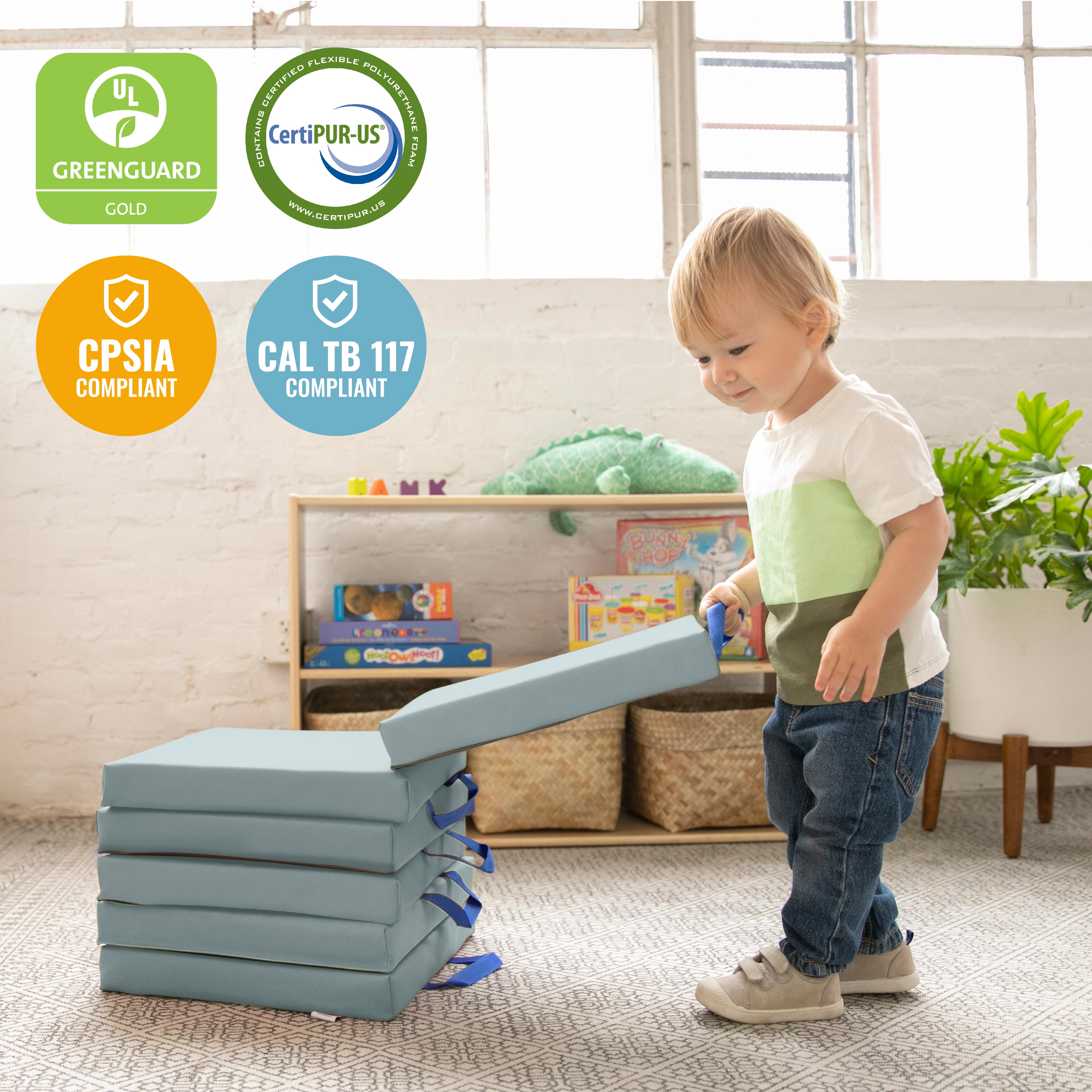 Floor Cushions, Square, 6-Piece