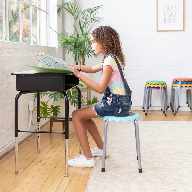 Daisy Stackable Stool Set, Flexible Seating, 8-Piece