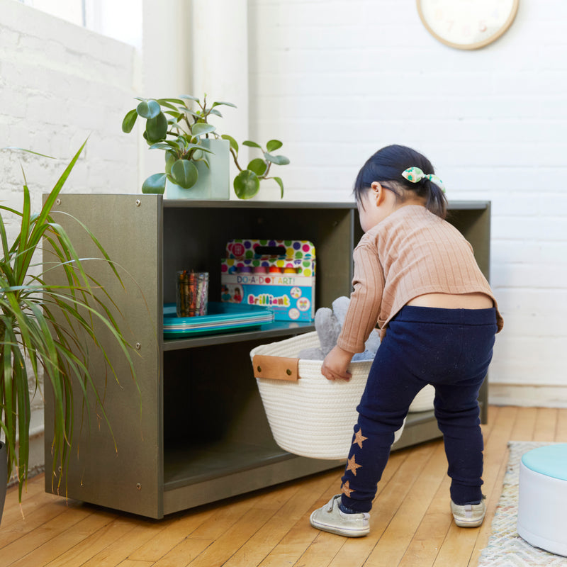 5-Compartment Mobile Storage Cabinet, 24in High