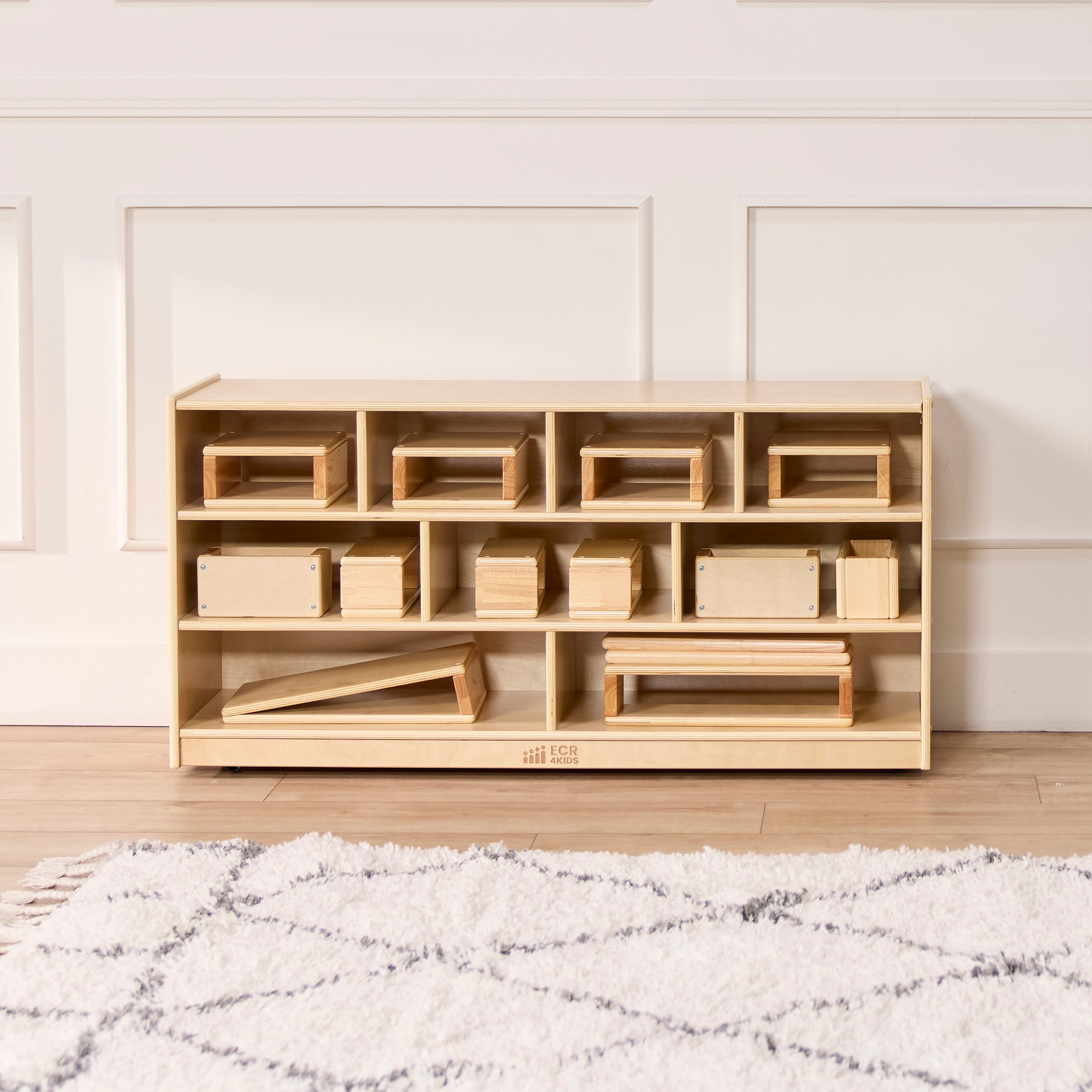 Mobile Block Storage Cart, Large