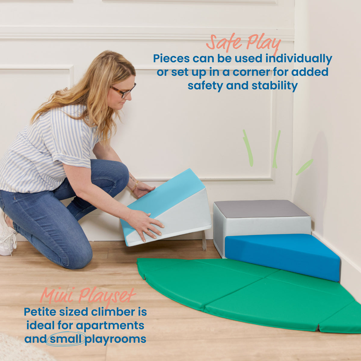 Junior Adventurer's Summit Ramp Corner Climber, 4-Piece