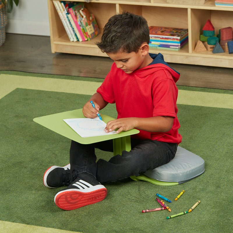 The Surf Portable Lap Desk and Surf Cushion, Flexible Seating Floor De