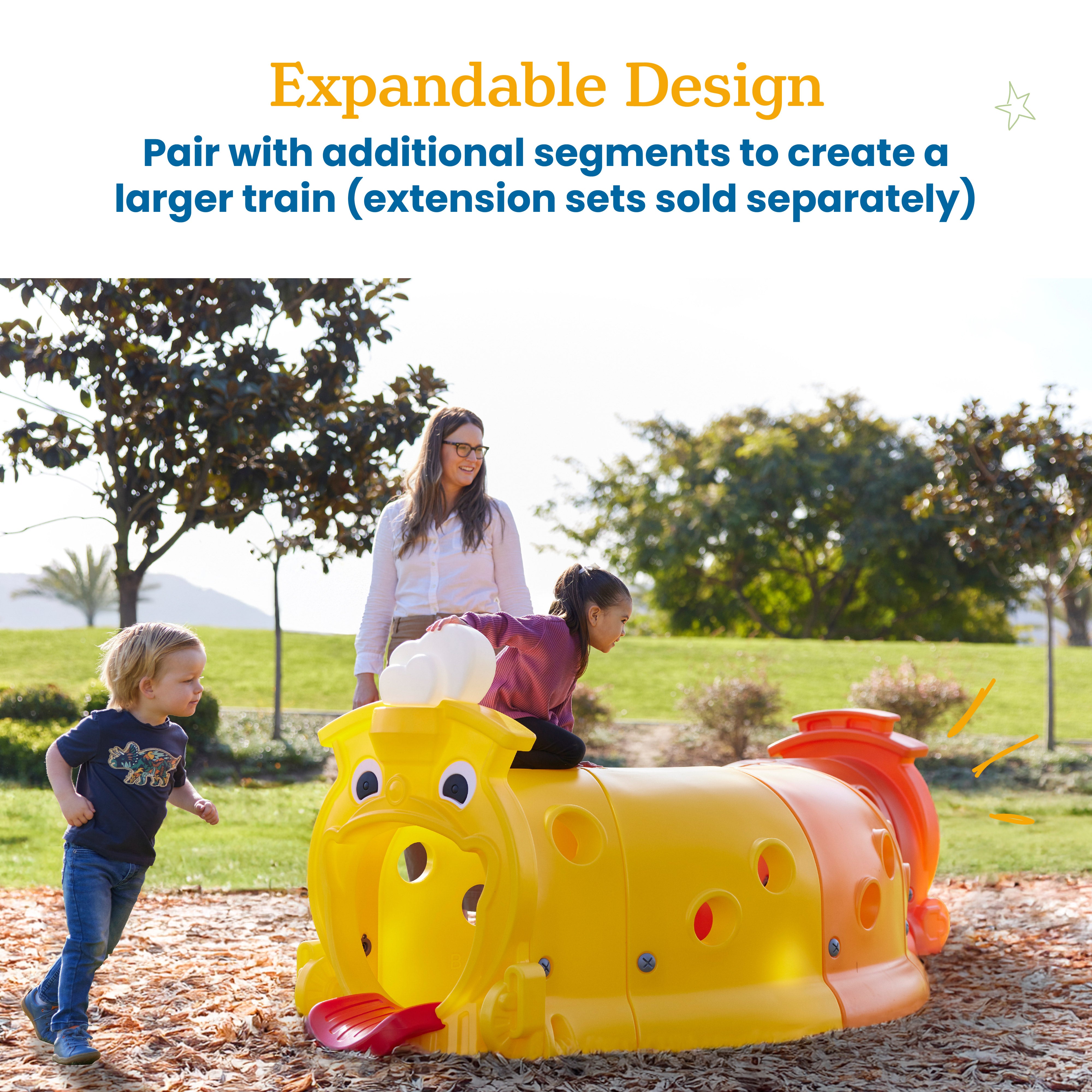 Toby Climb-N-Crawl Train Tunnel Play Structure