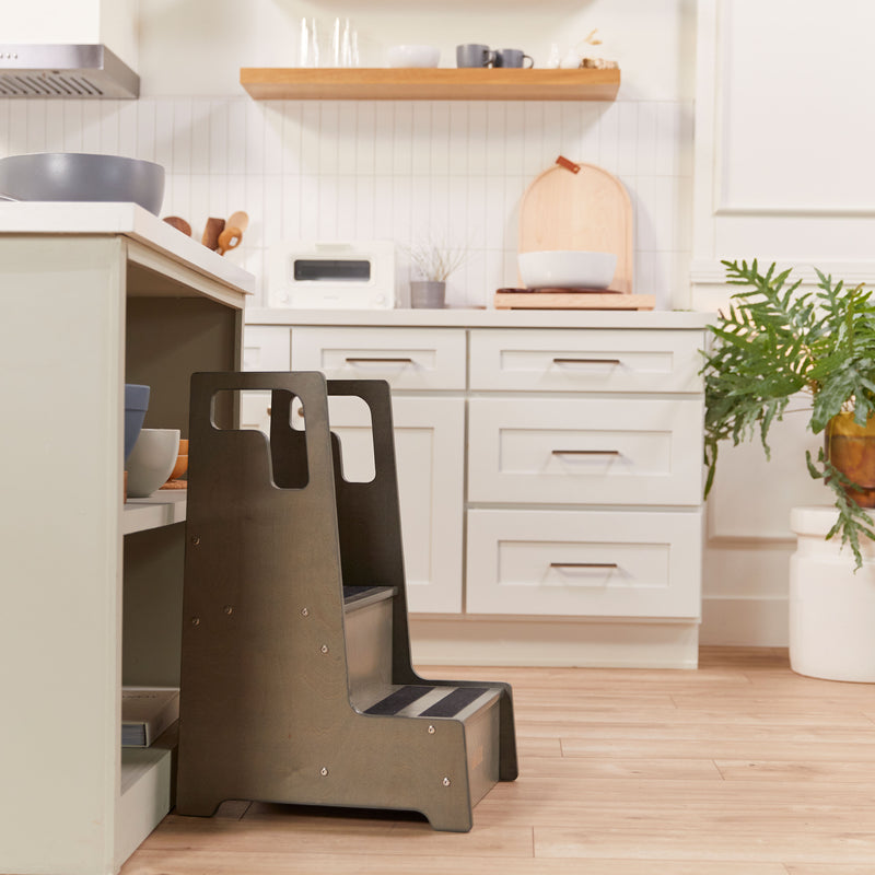 Reach-Up Kids Step Stool with Handles