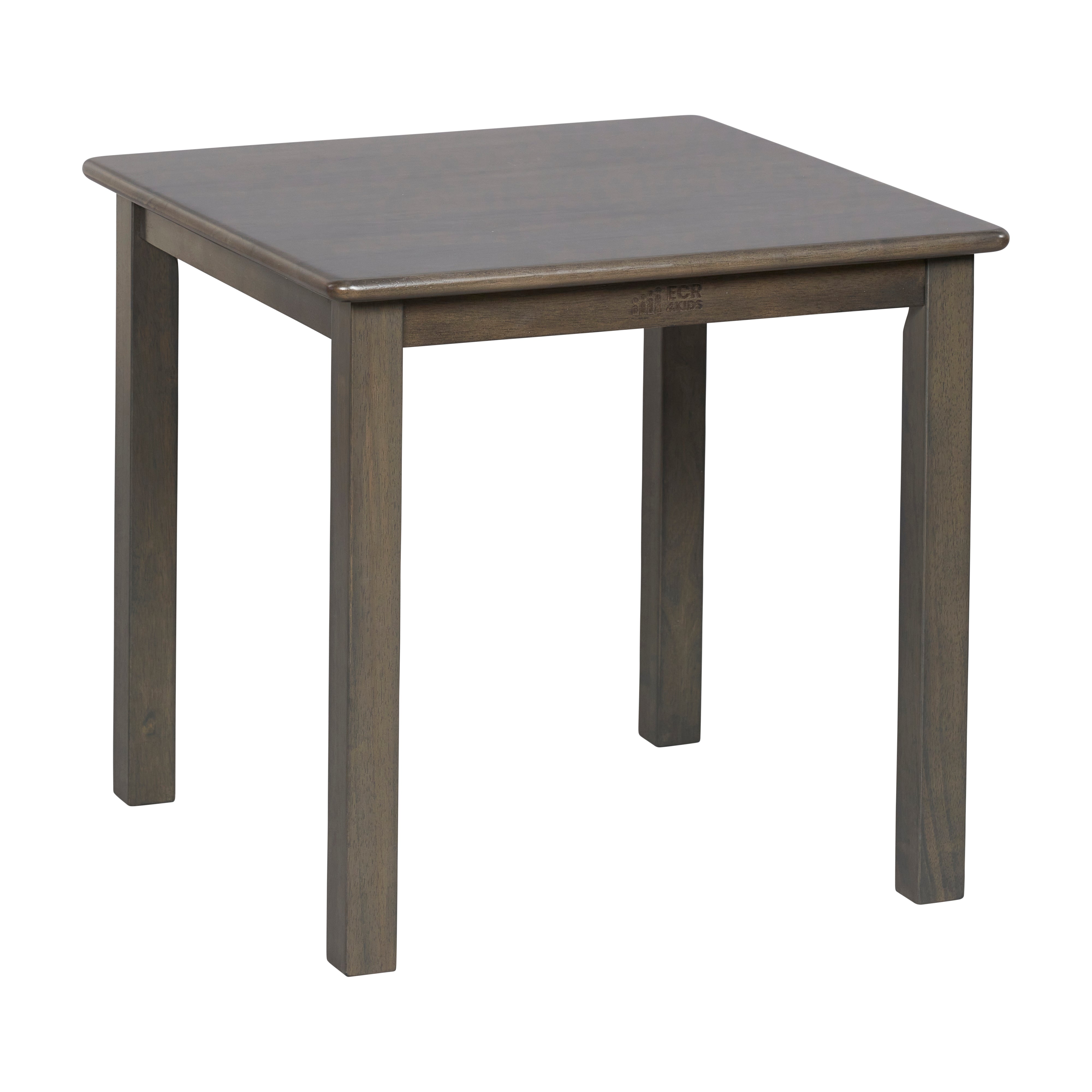 24in Square Hardwood Table with 22in Legs, Kids Furniture