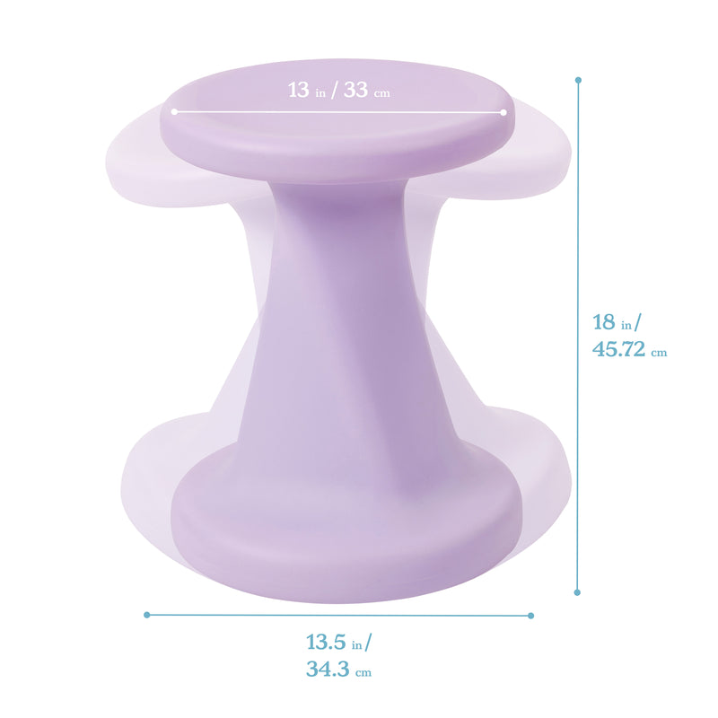 Twist Wobble Stool, 18in Seat Height, Active Seating