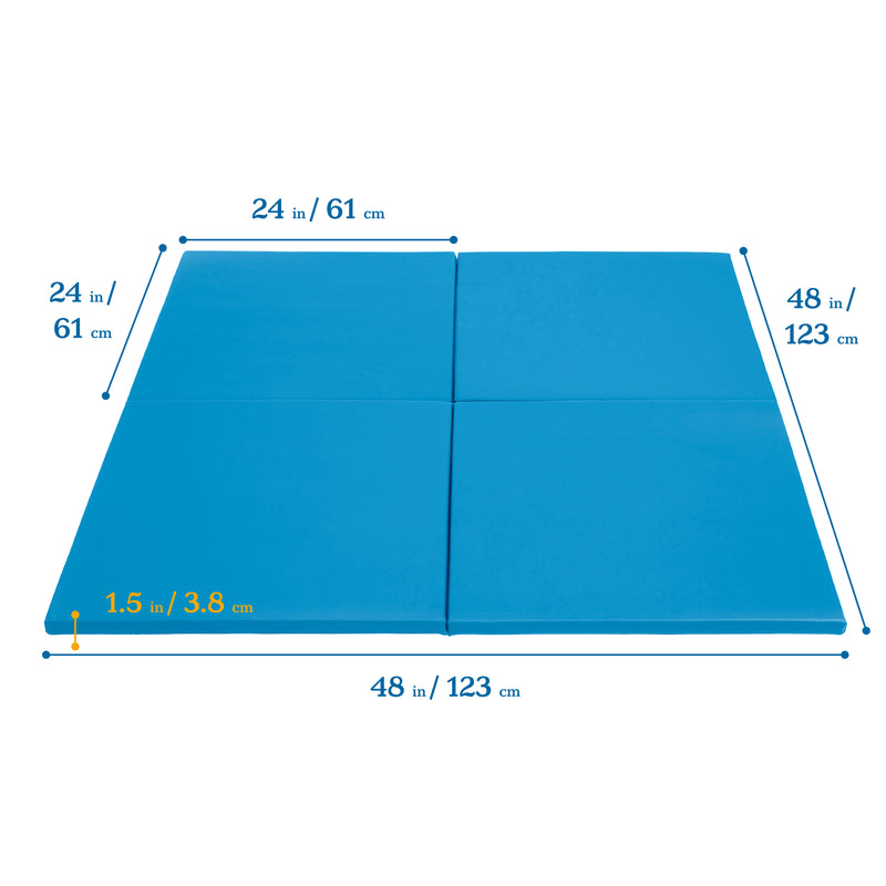 Play Patch Activity Mat Squares, Modular Playmat, 4-Pack