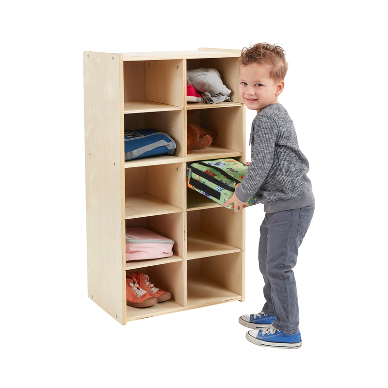 Streamline 10 Cubby Tray Storage Cabinet